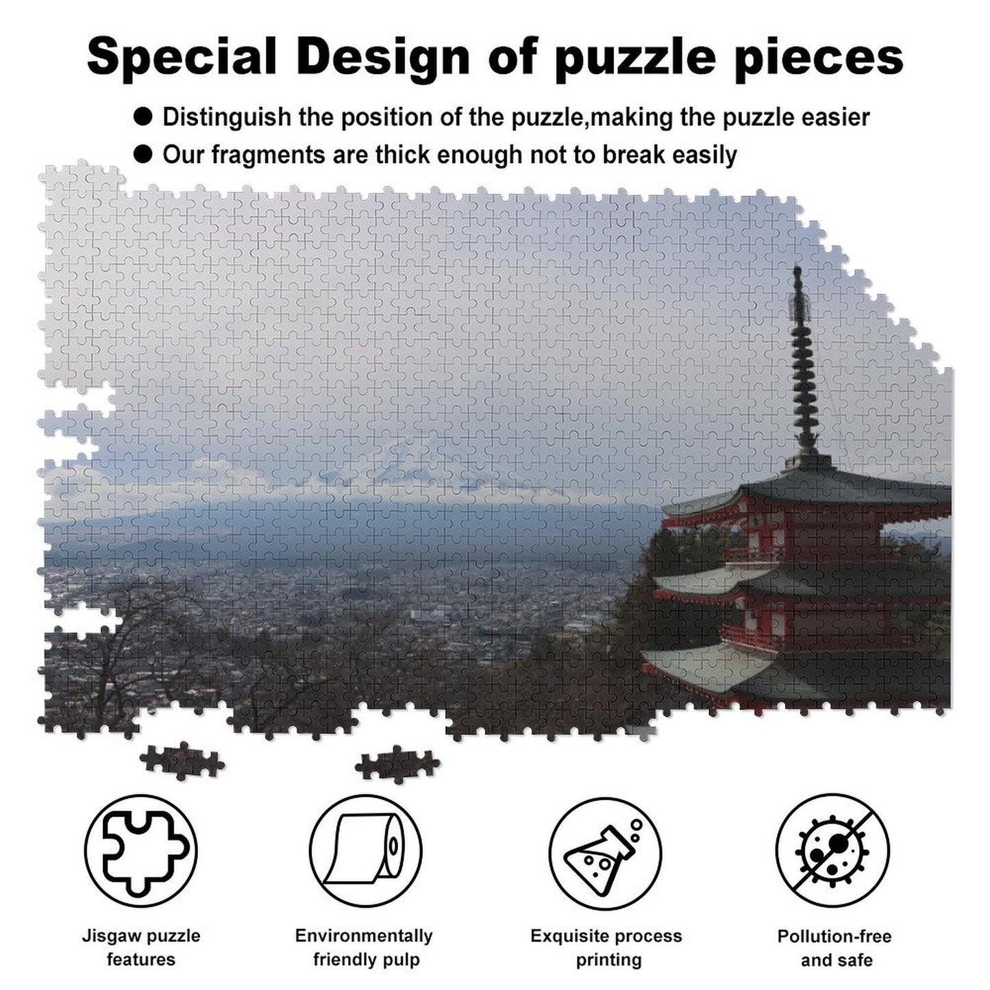 Chureito pagoda - 1000-Piece Jigsaw Puzzle