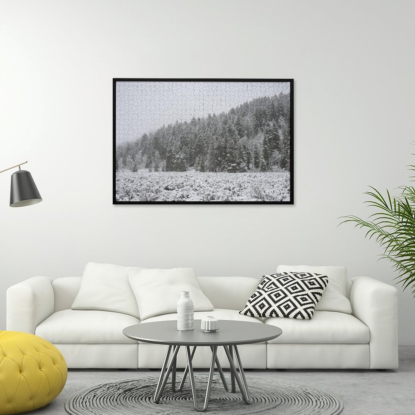 Grand Teton National Park under the snow - 1000-Piece Jigsaw Puzzle