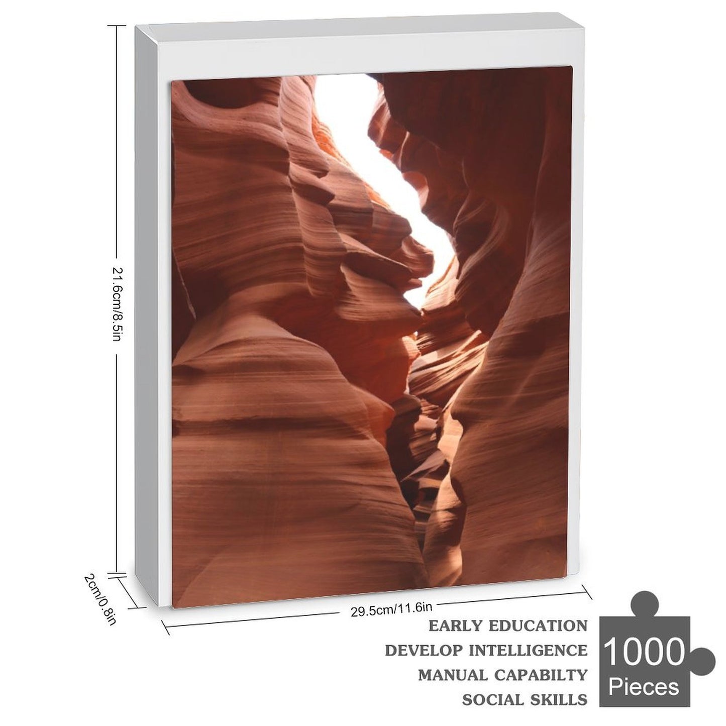 Antelope Slot canyon - 1000-Piece Jigsaw Puzzle