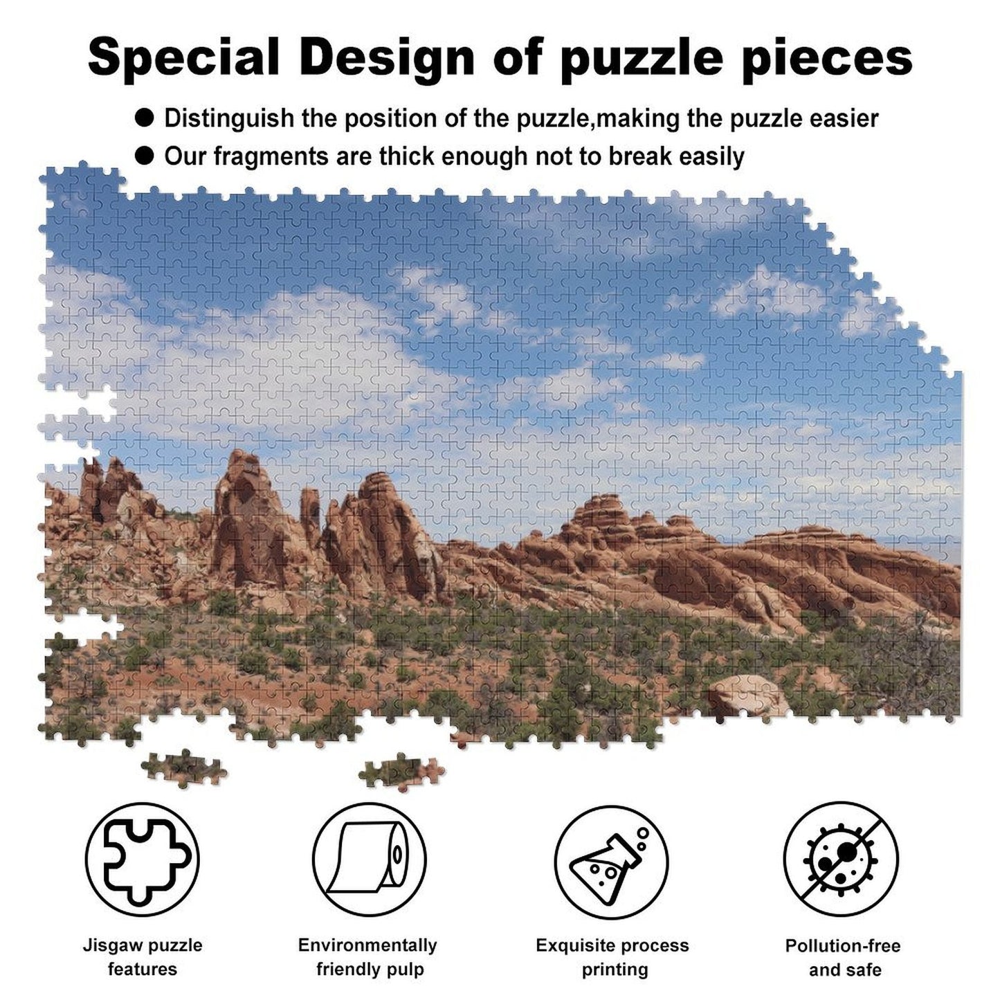 Arches National Park formations - 1000-Piece Jigsaw Puzzle