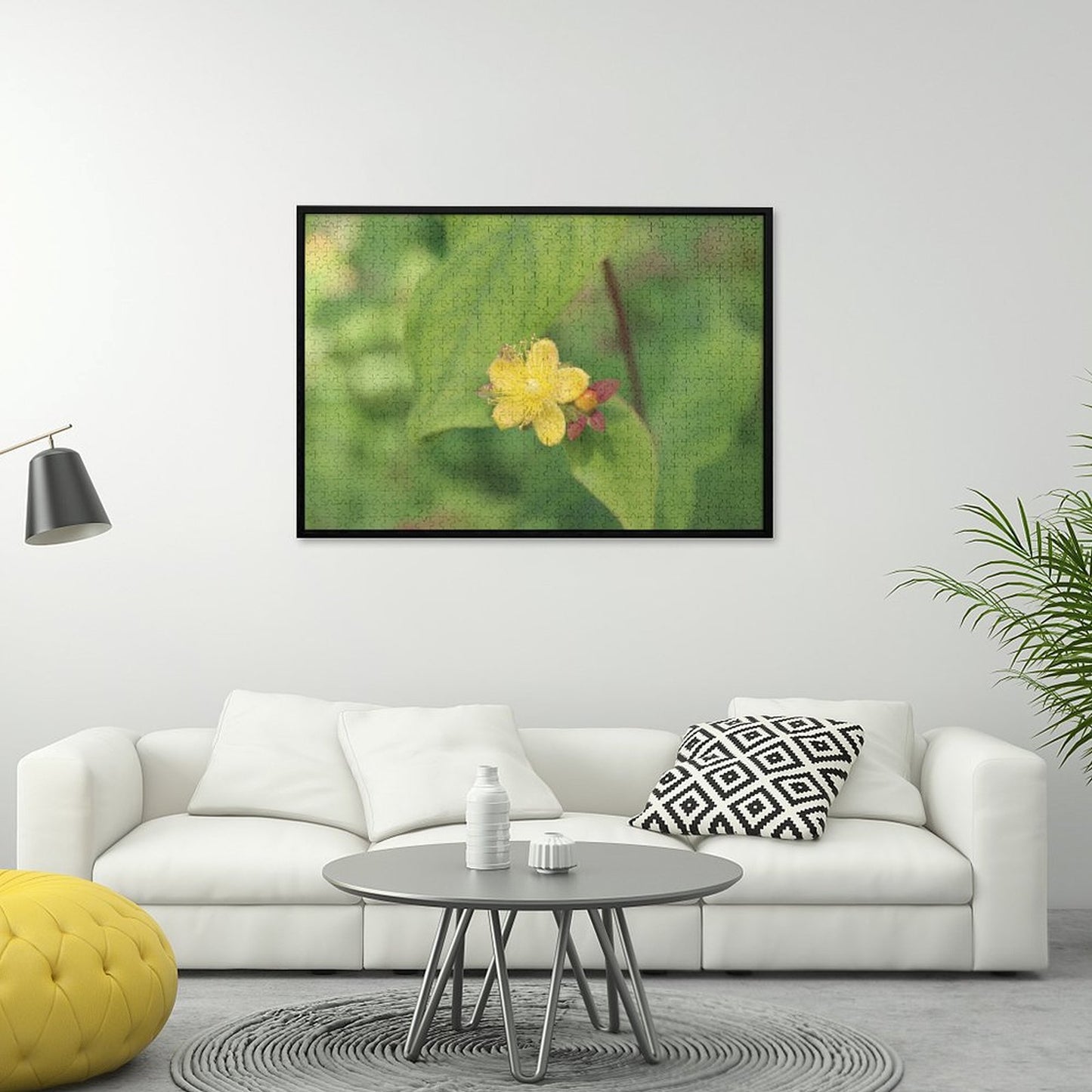 Hypericum androsaemum blooming - 1000-Piece Jigsaw Puzzle