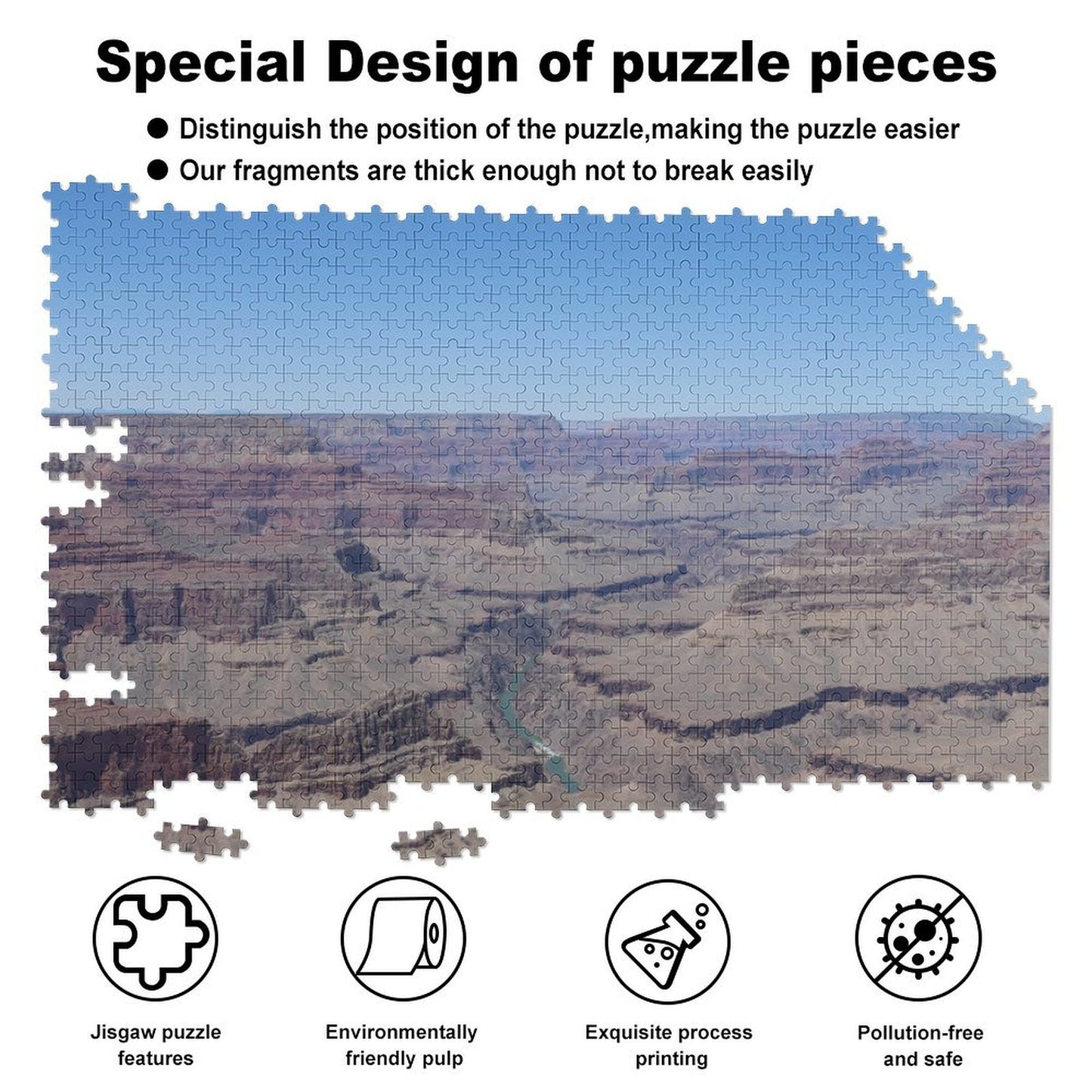 Grand Canyon, Colorado river - 1000-Piece Jigsaw Puzzle