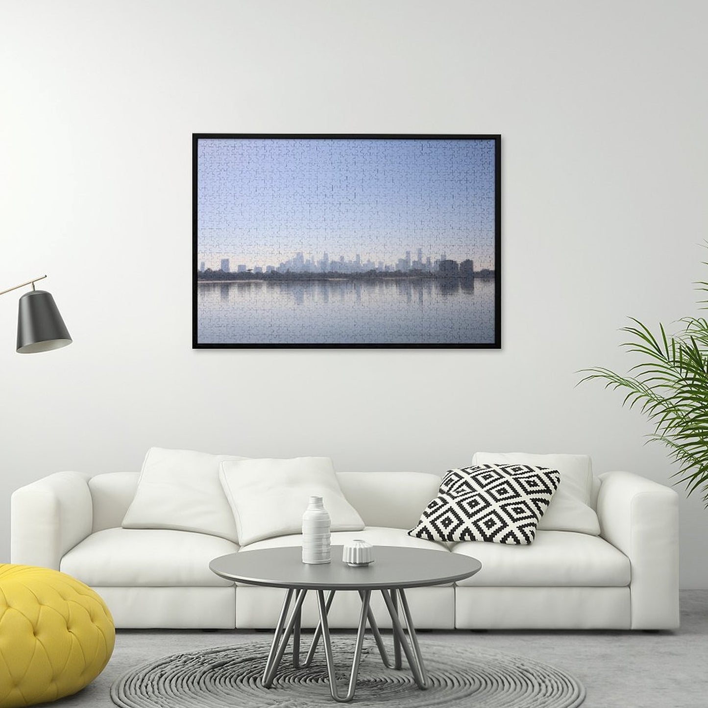 Melbourne skyline, Sandridge lookout - 1000-Piece Jigsaw Puzzle