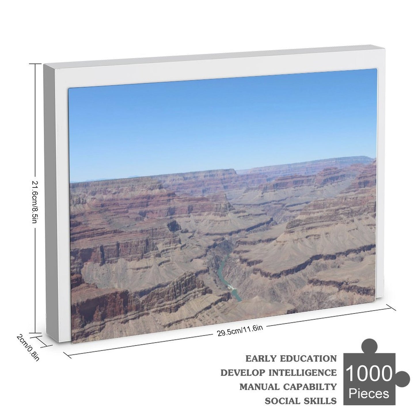 Grand Canyon, Colorado river - 1000-Piece Jigsaw Puzzle