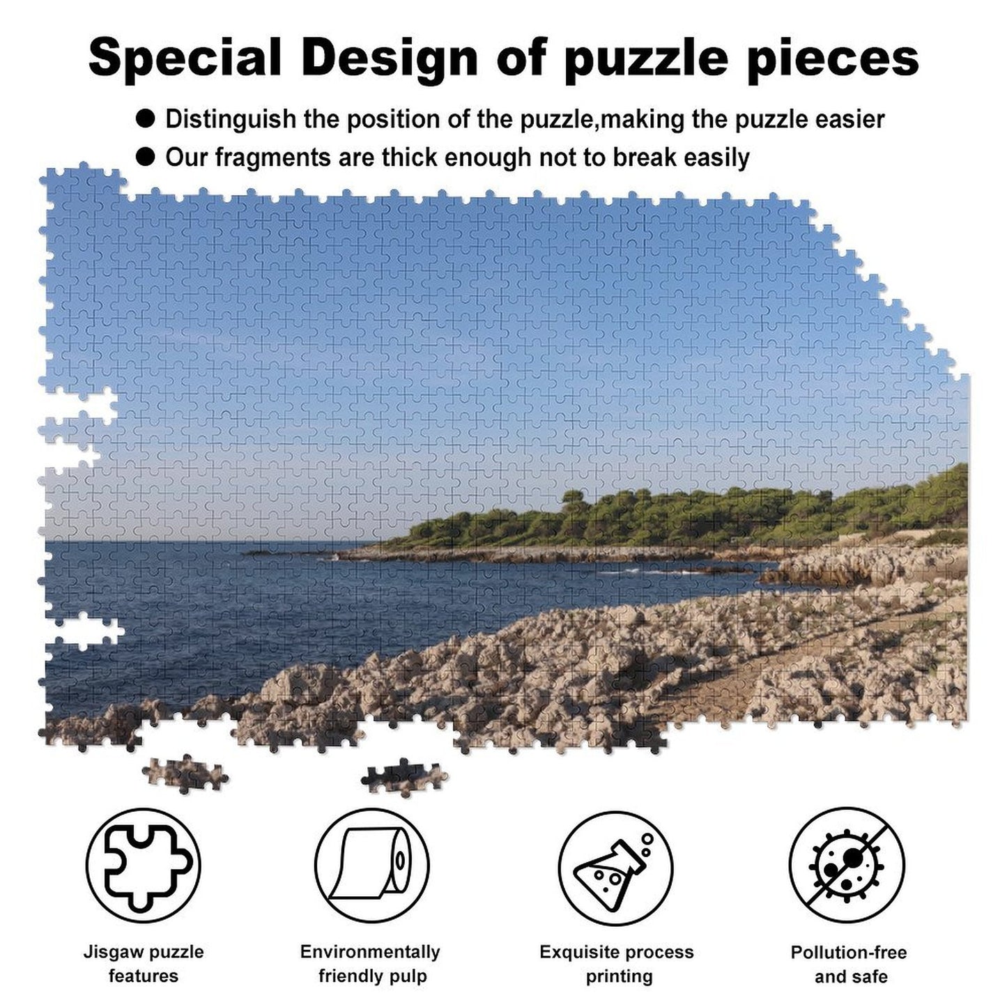 Sunny day by the water - 1000-Piece Jigsaw Puzzle