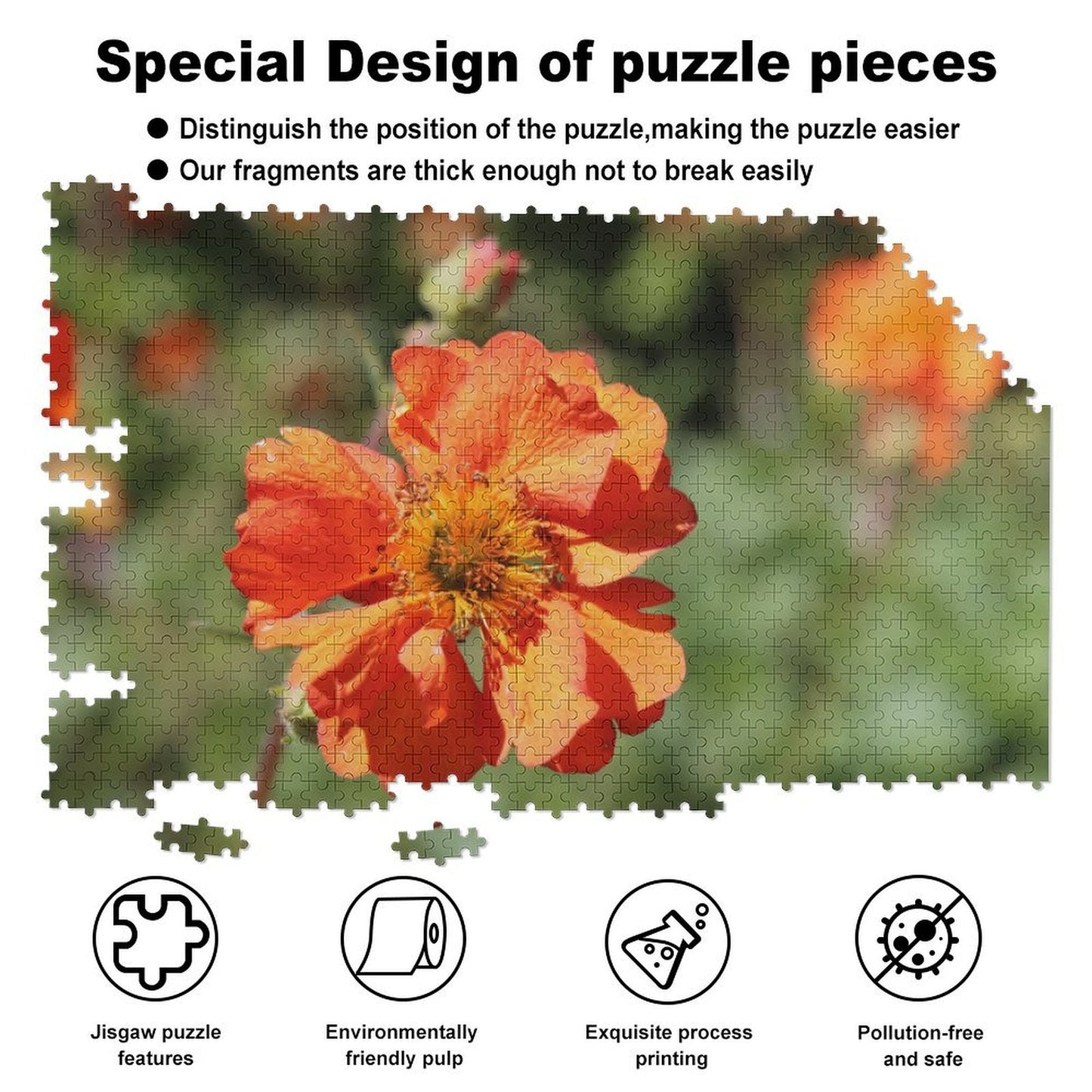 Orange poppy - 1000-Piece Jigsaw Puzzle