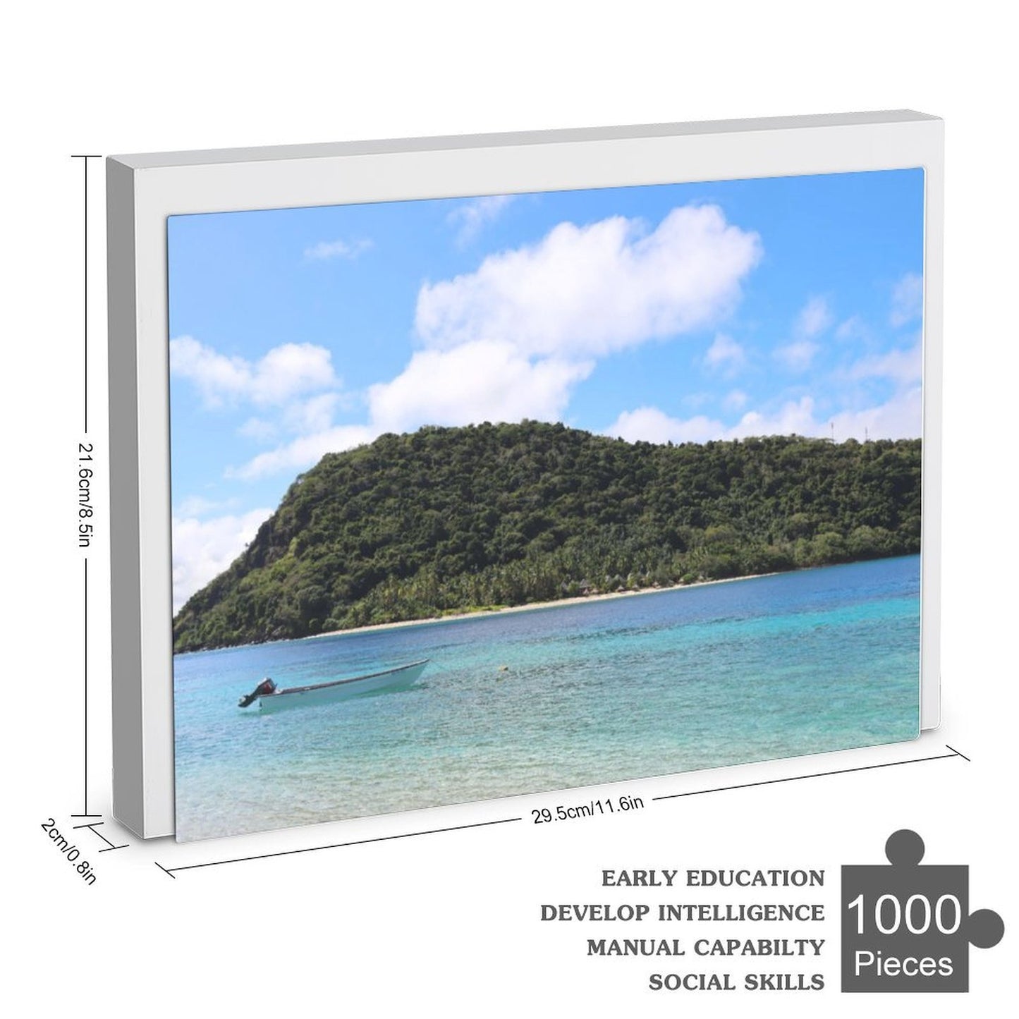 Tropical escape, Fiji - 1000-Piece Jigsaw Puzzle