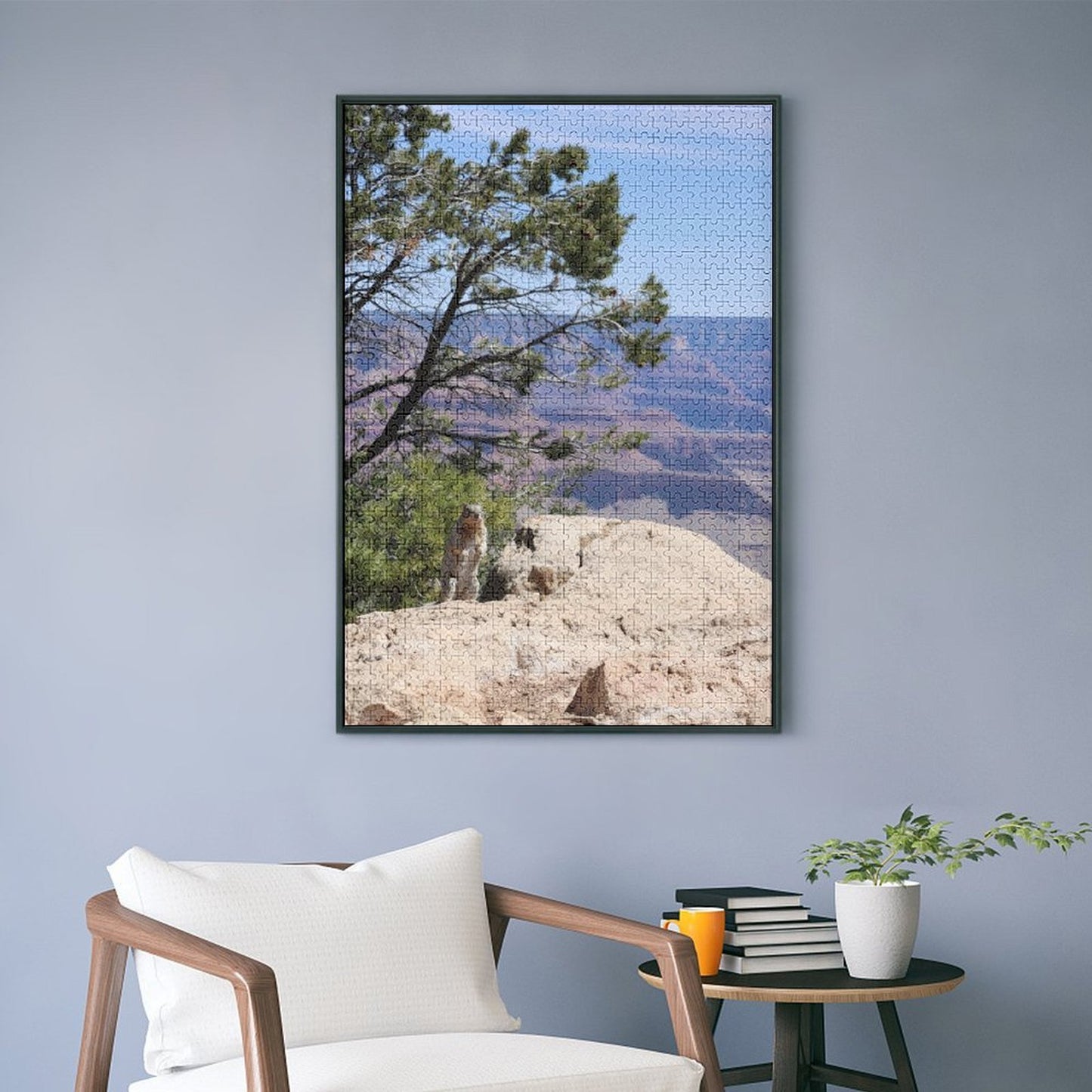 Squirrel by the canyon - 1000-Piece Jigsaw Puzzle