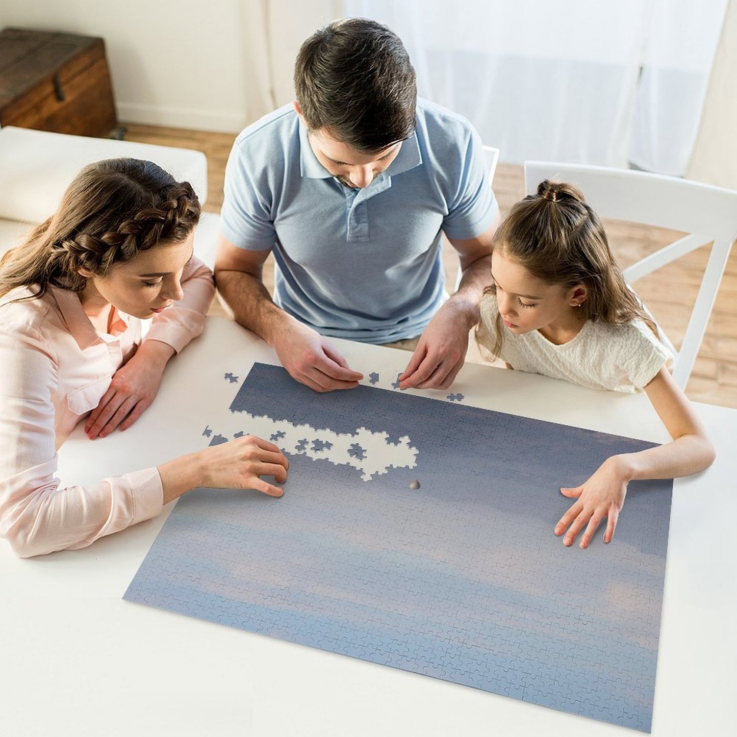 Balloon over the mountains - 1000-Piece Jigsaw Puzzle
