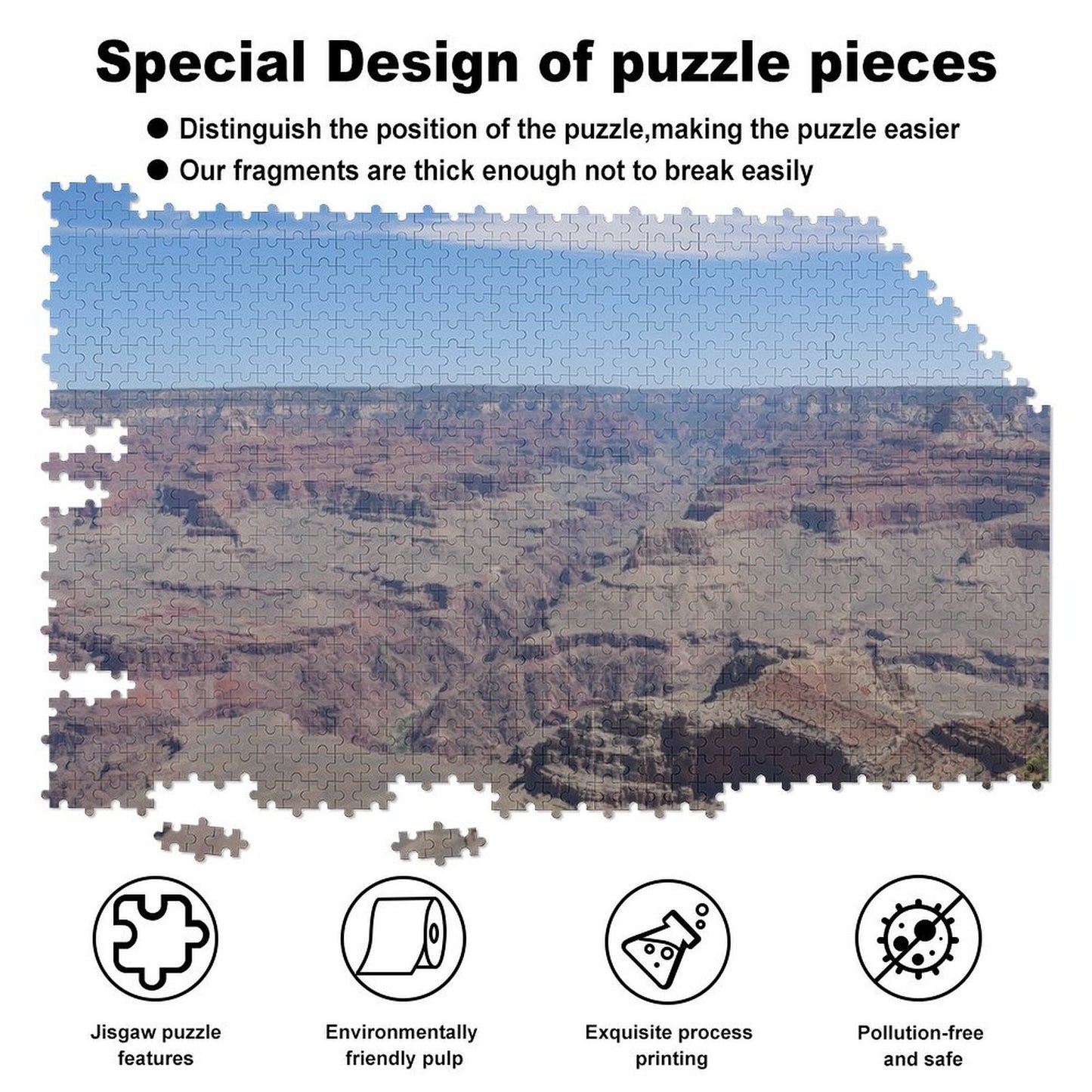 Grand Canyon National Park, America - 1000-Piece Jigsaw Puzzle
