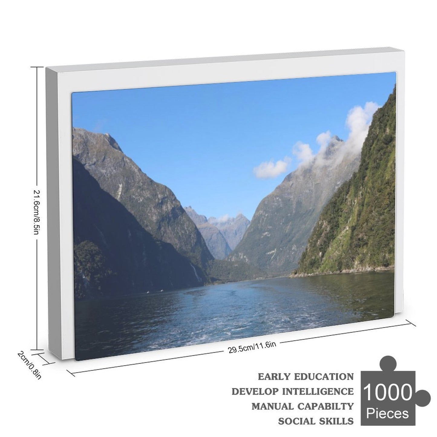 Milford Sound, New Zealand - 1000-Piece Jigsaw Puzzle