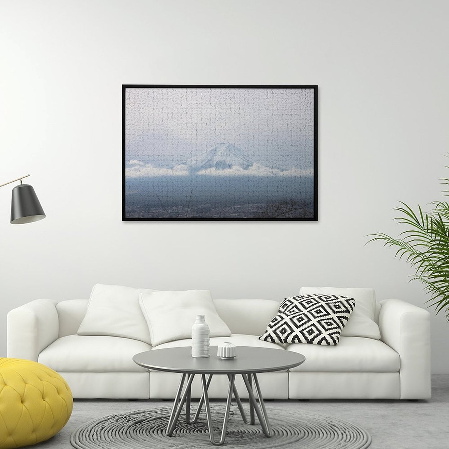 Mount Fuji emerging from the clouds - 1000-Piece Jigsaw Puzzle