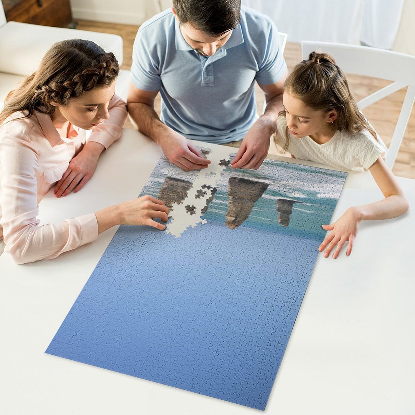 Sunny day on the Great Ocean Road - 1000-Piece Jigsaw Puzzle