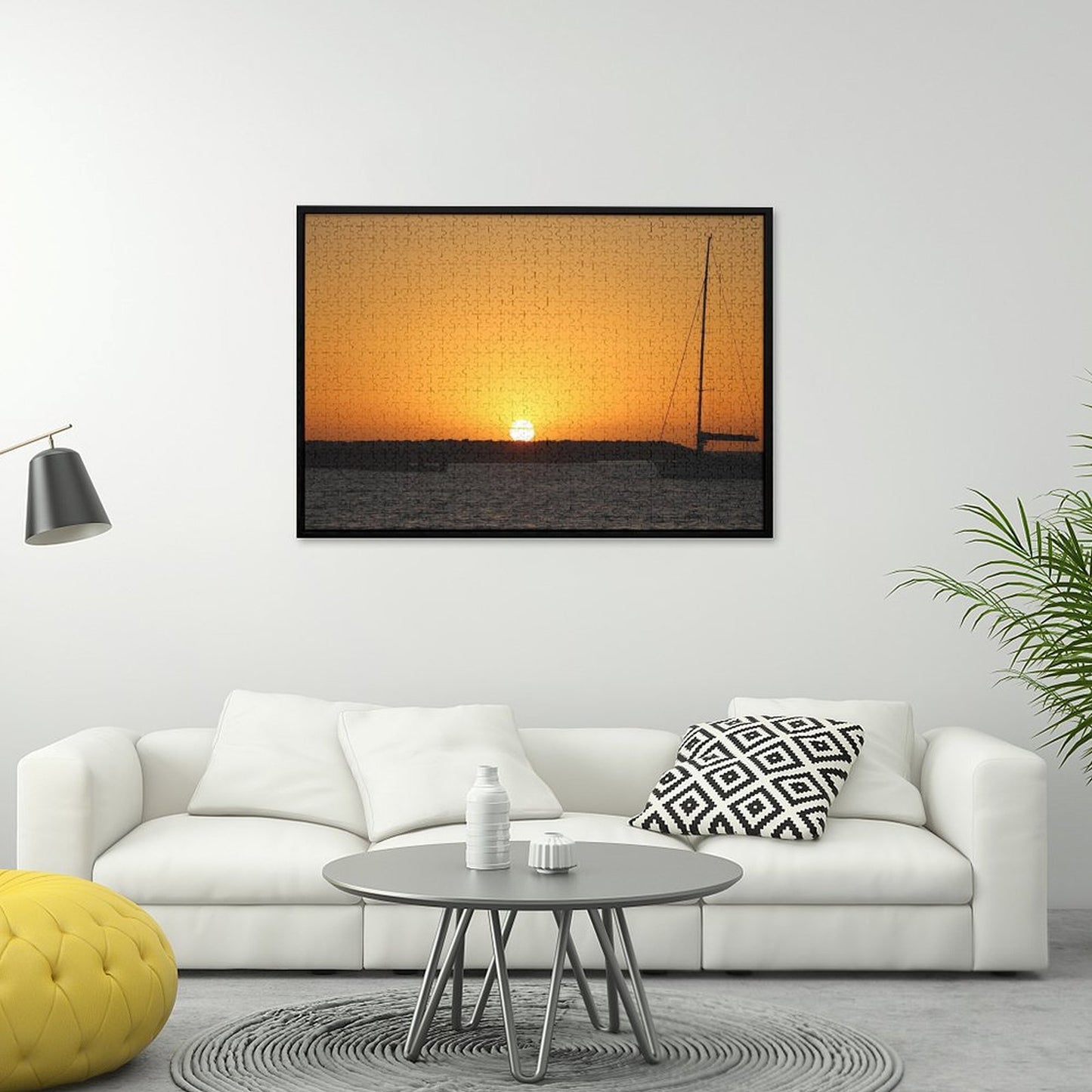 Sunset by the water - 1000-Piece Jigsaw Puzzle
