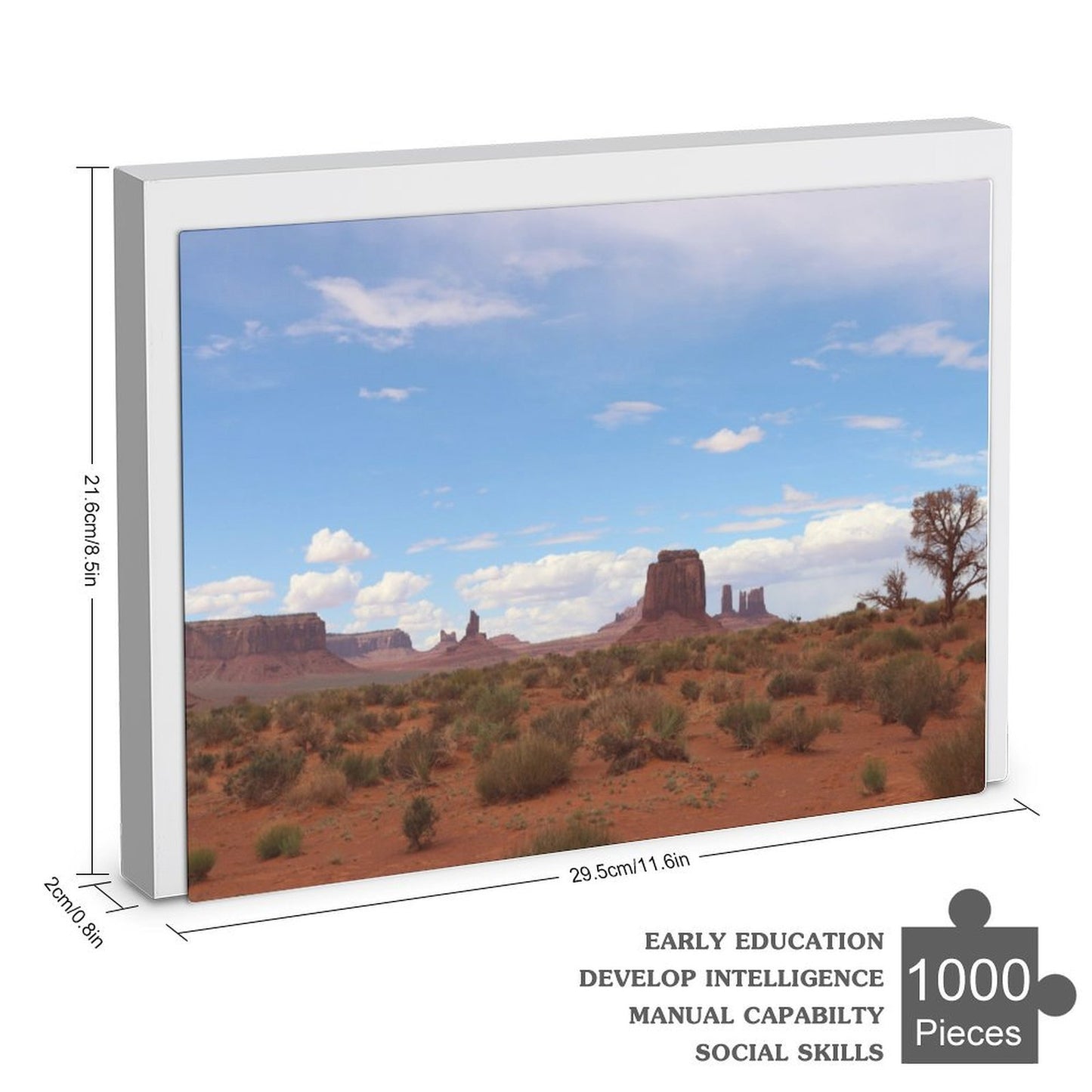 Monument Valley Navajo Tribal Park, America - 1000-Piece Jigsaw Puzzle