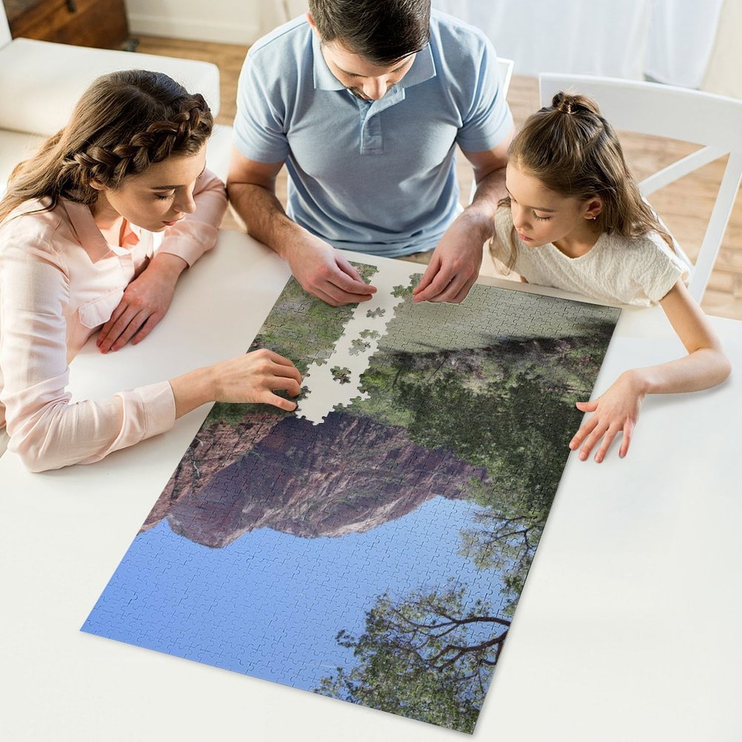 River flowing through Zion National Park - 1000-Piece Jigsaw Puzzle