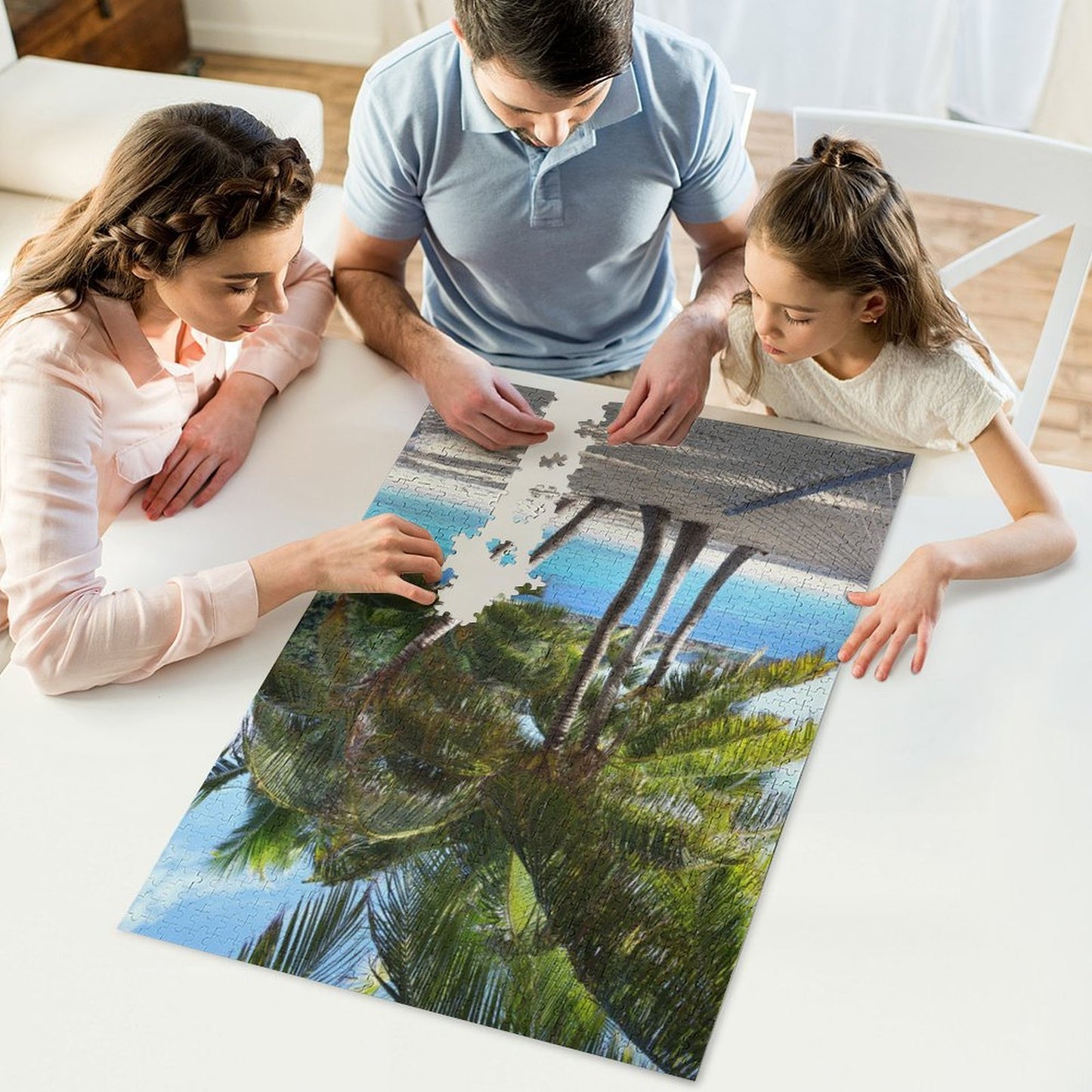 Tropical escape, Naukacuvu Island - 1000-Piece Jigsaw Puzzle