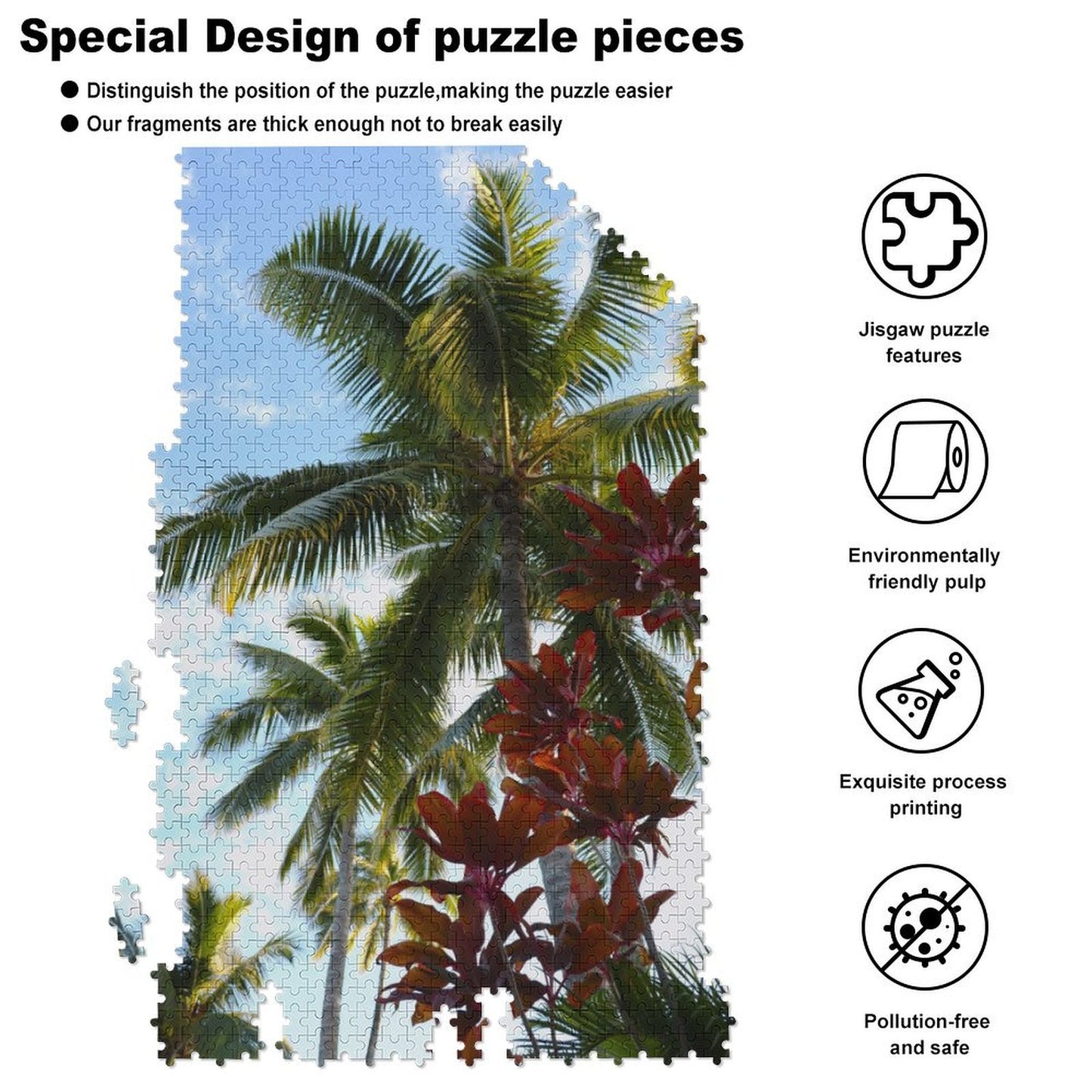 Tropical plants - 1000-Piece Jigsaw Puzzle