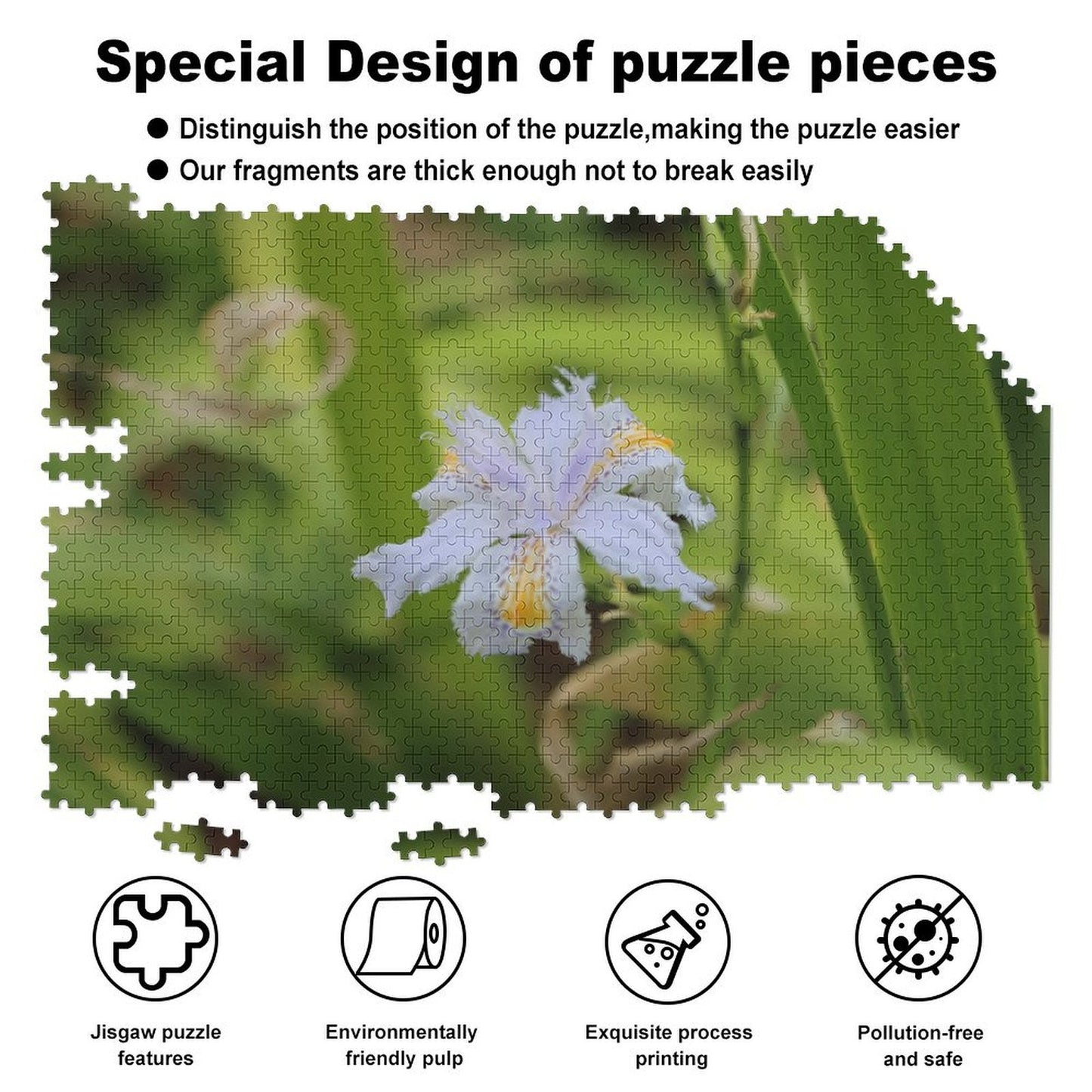 Japanese iris - 1000-Piece Jigsaw Puzzle