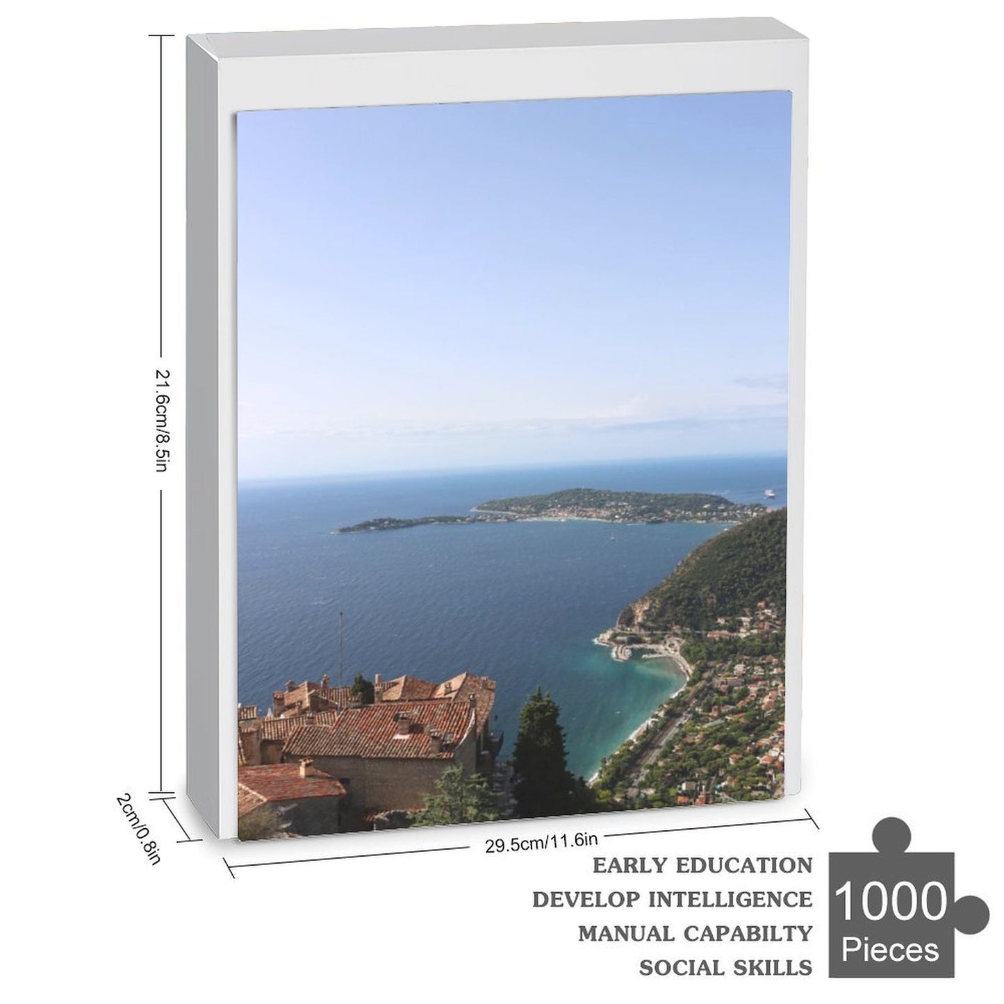 Eze, South of France - 1000-Piece Jigsaw Puzzle