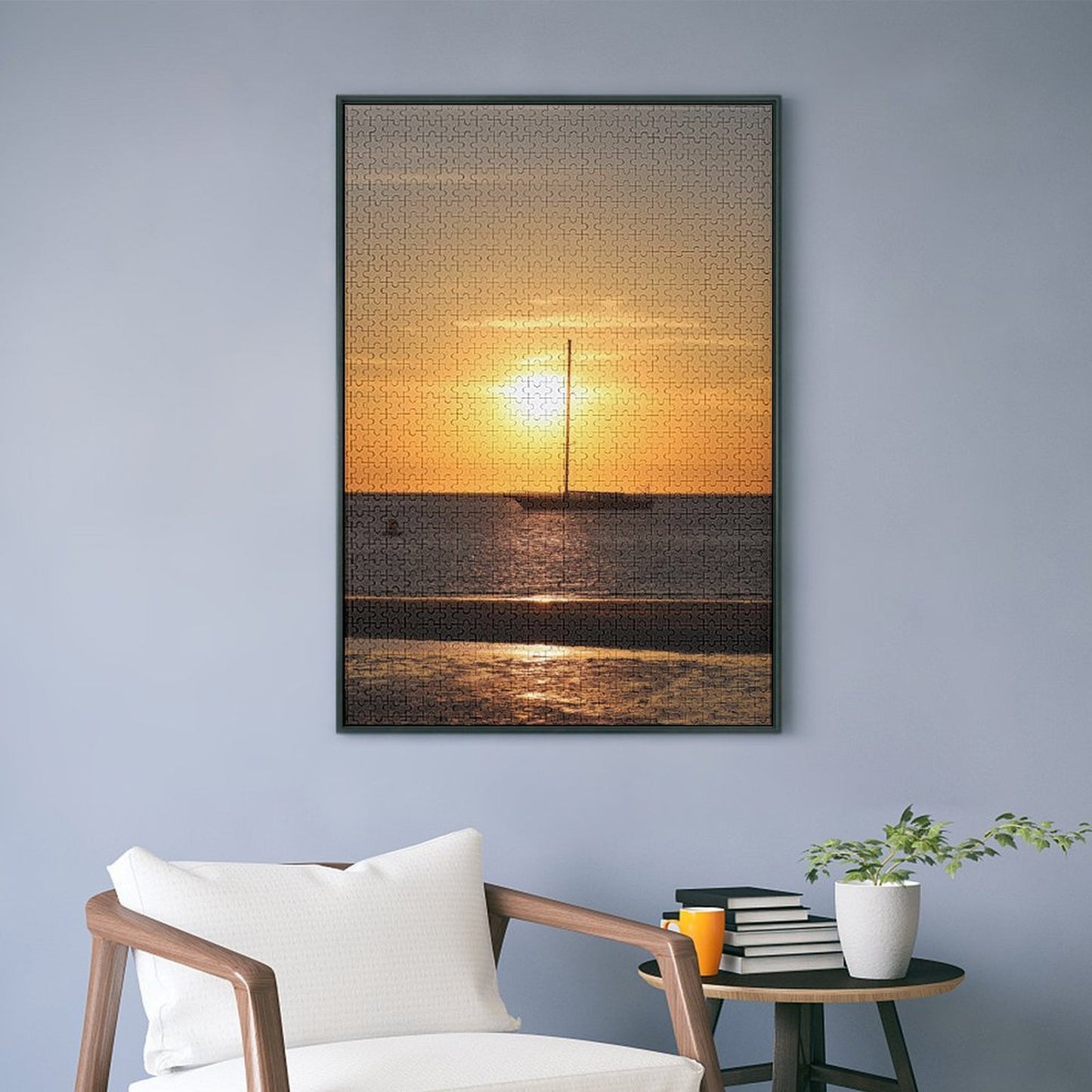 Sailboat at dusk - 1000-Piece Jigsaw Puzzle