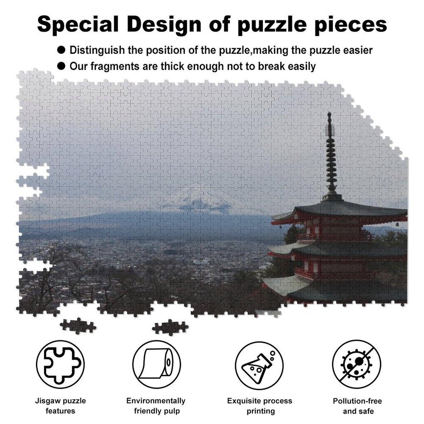 Chureito pagoda, Japan - 1000-Piece Jigsaw Puzzle