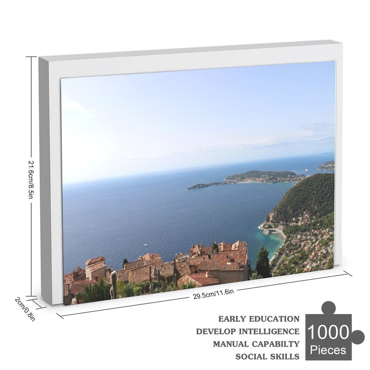 Eze, France - 1000-Piece Jigsaw Puzzle
