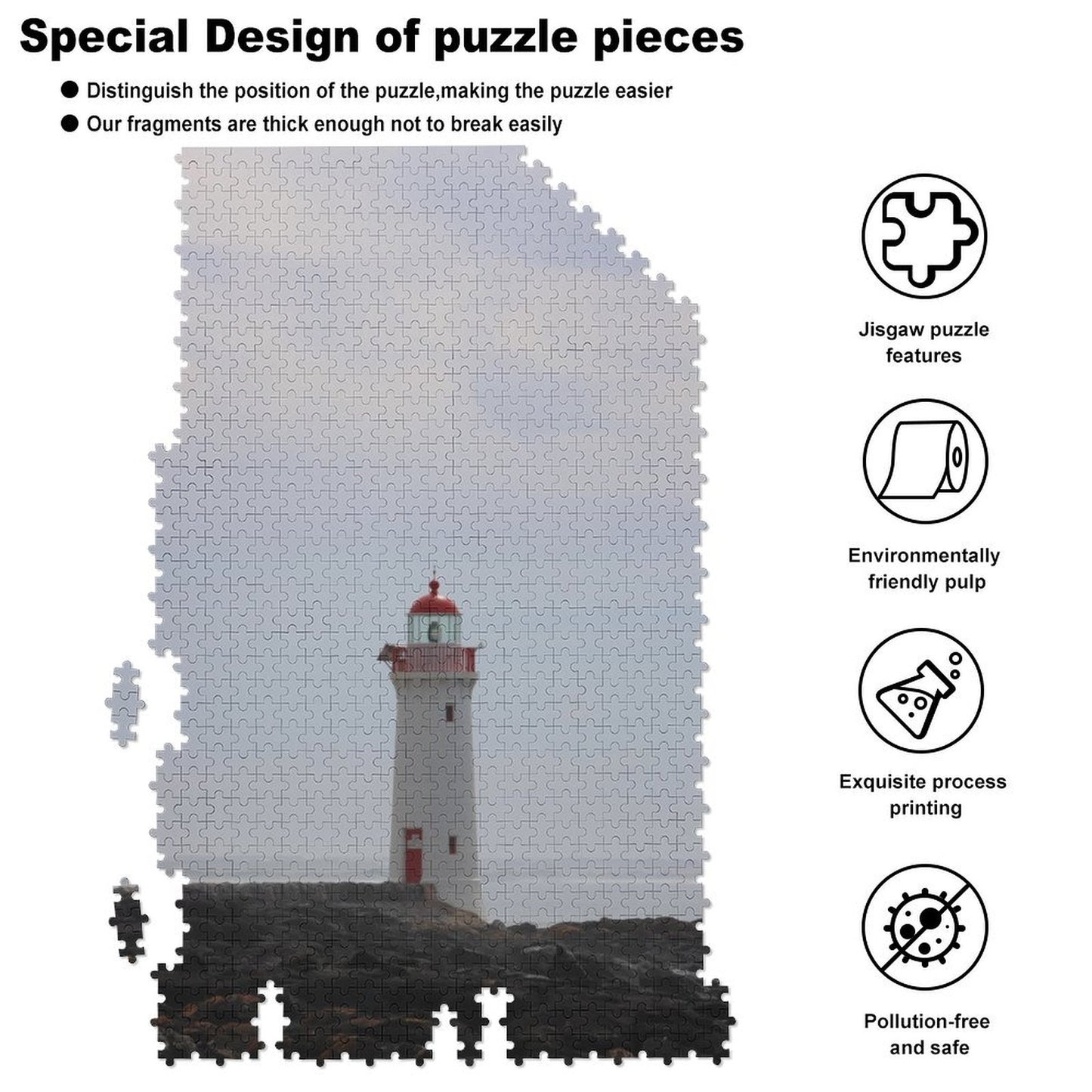 Lighthouse, Griffiths Island - 1000-Piece Jigsaw Puzzle