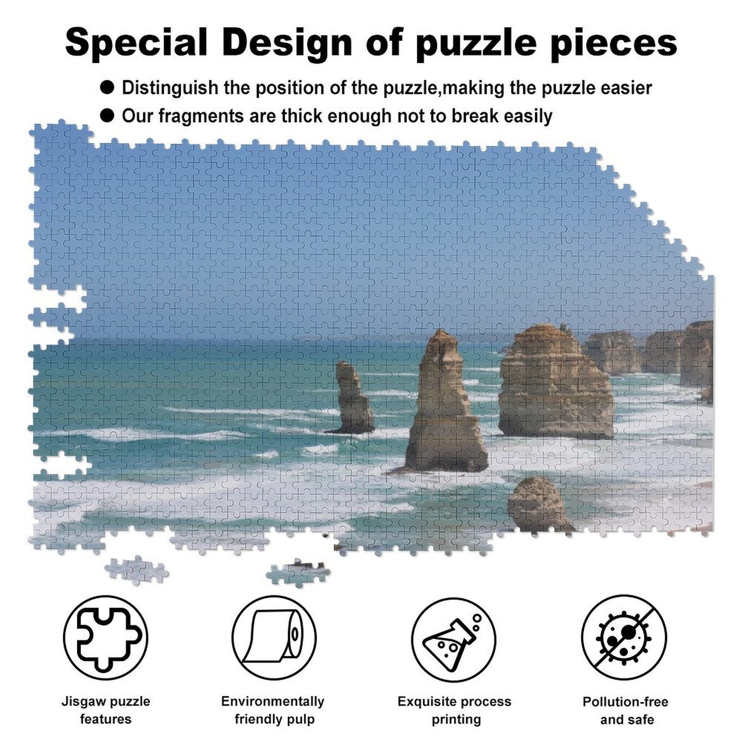 The Twelve Apostles, Great Ocean Road - 1000-Piece Jigsaw Puzzle