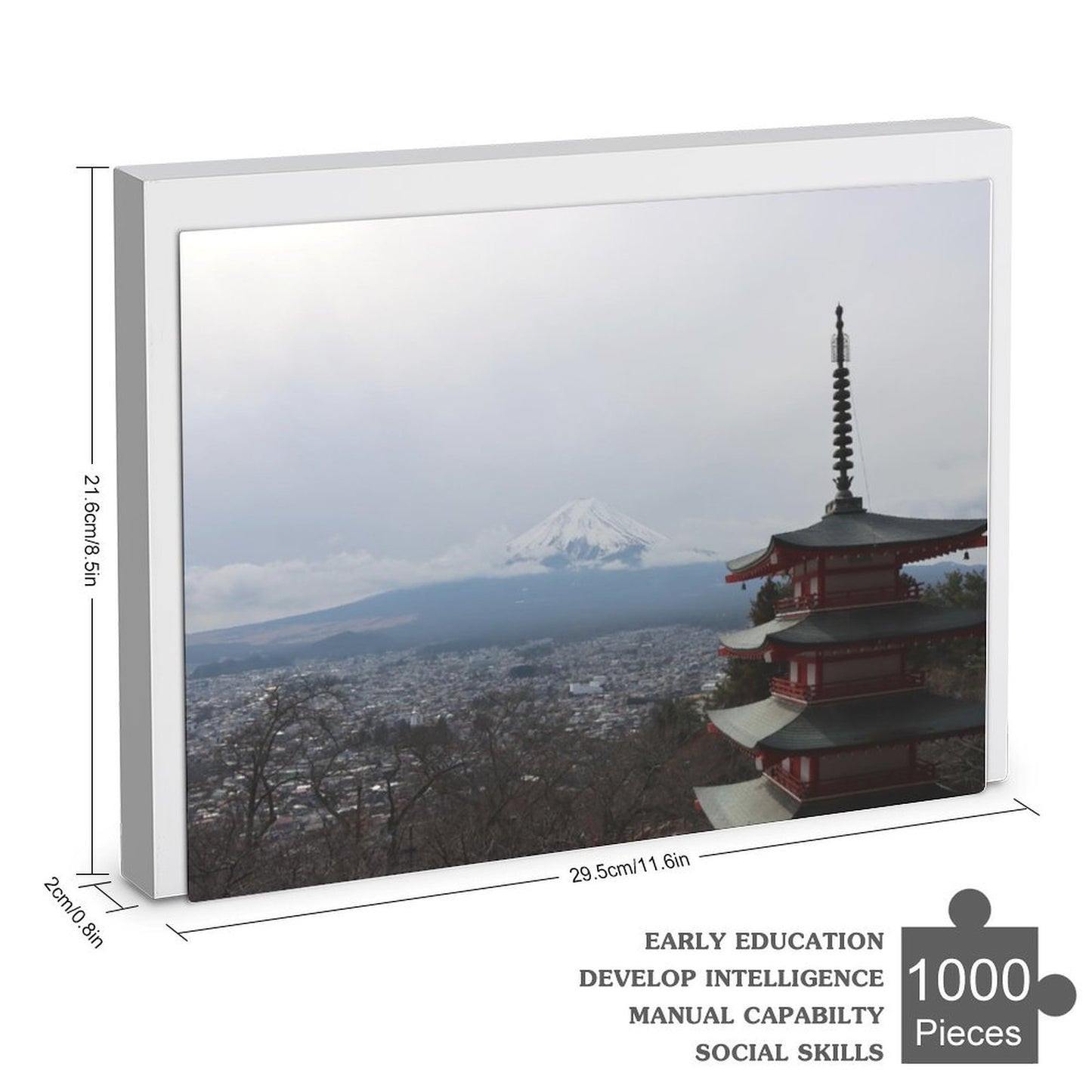 Chureito pagoda, Japan - 1000-Piece Jigsaw Puzzle