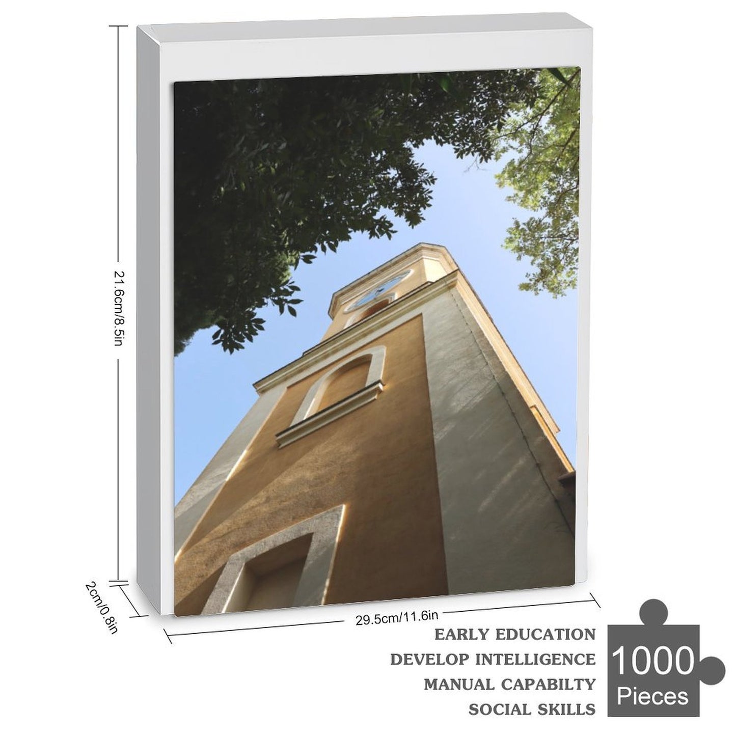 Eze church - 1000-Piece Jigsaw Puzzle