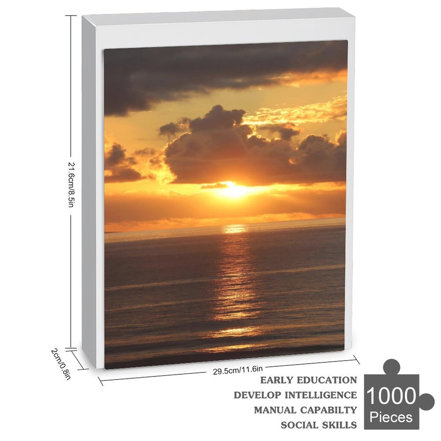 Fijian sunset - 1000-Piece Jigsaw Puzzle