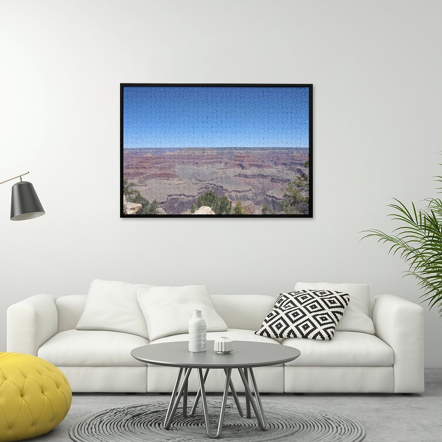 Grand Canyon on a spring day - 1000-Piece Jigsaw Puzzle