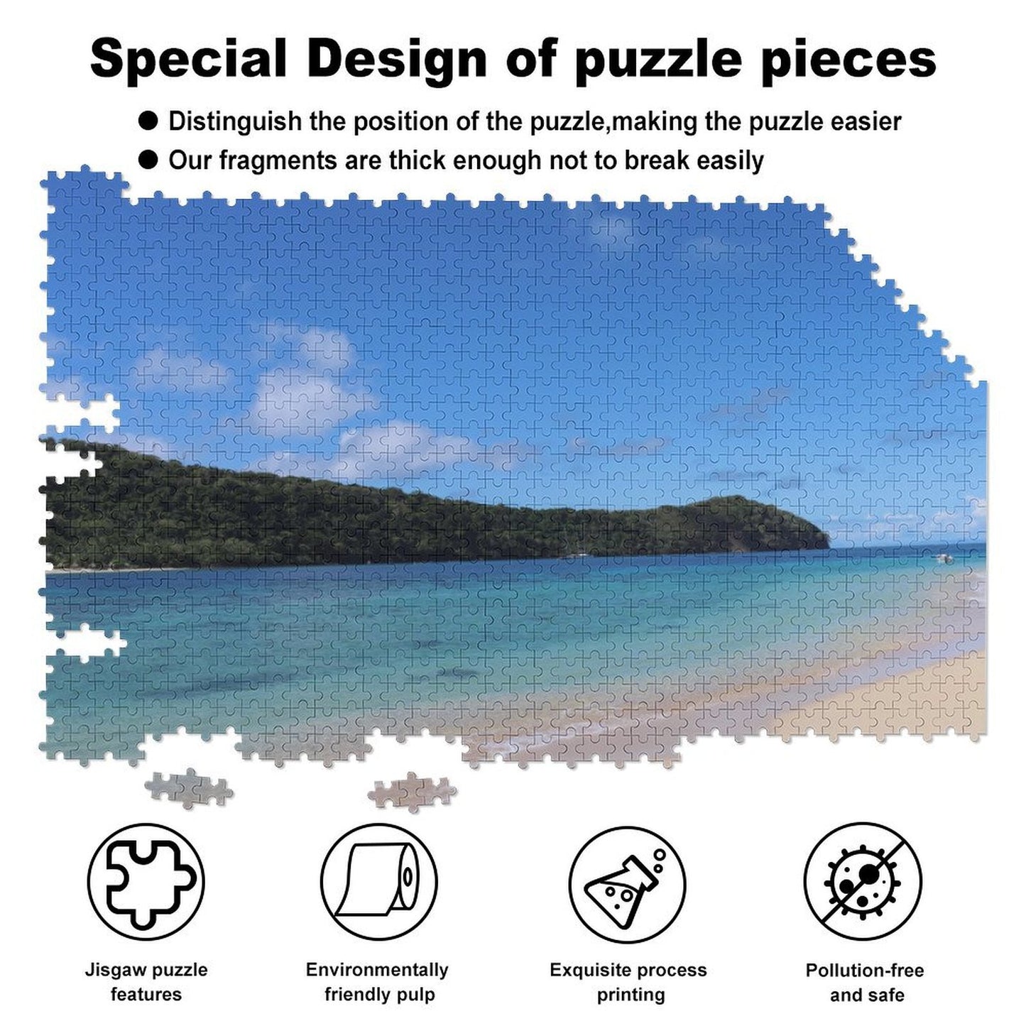 Fijian beach 1000-Piece Jigsaw Puzzle