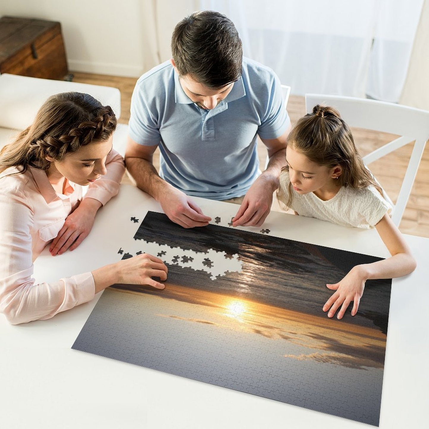 Sunrise over the ocean, Sydney - 1000-Piece Jigsaw Puzzle