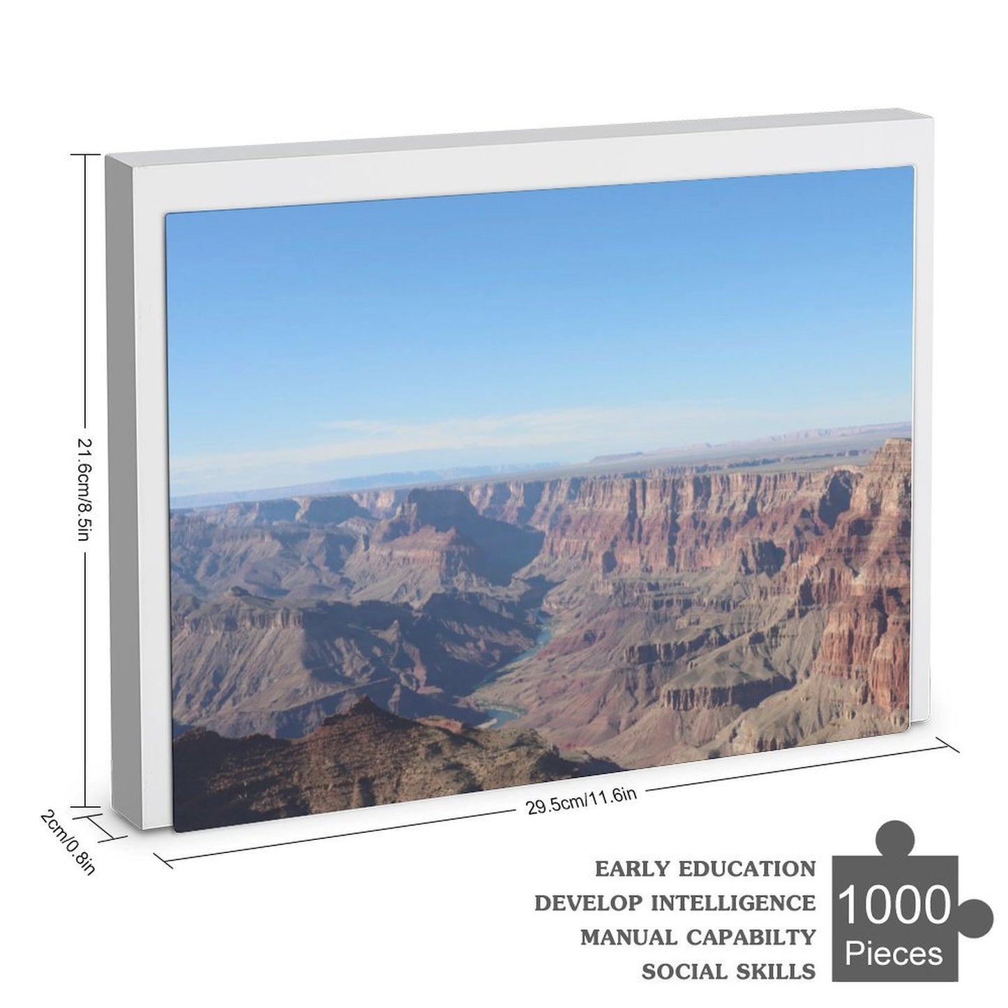 Colorado river, Grand Canyon - 1000-Piece Jigsaw Puzzle