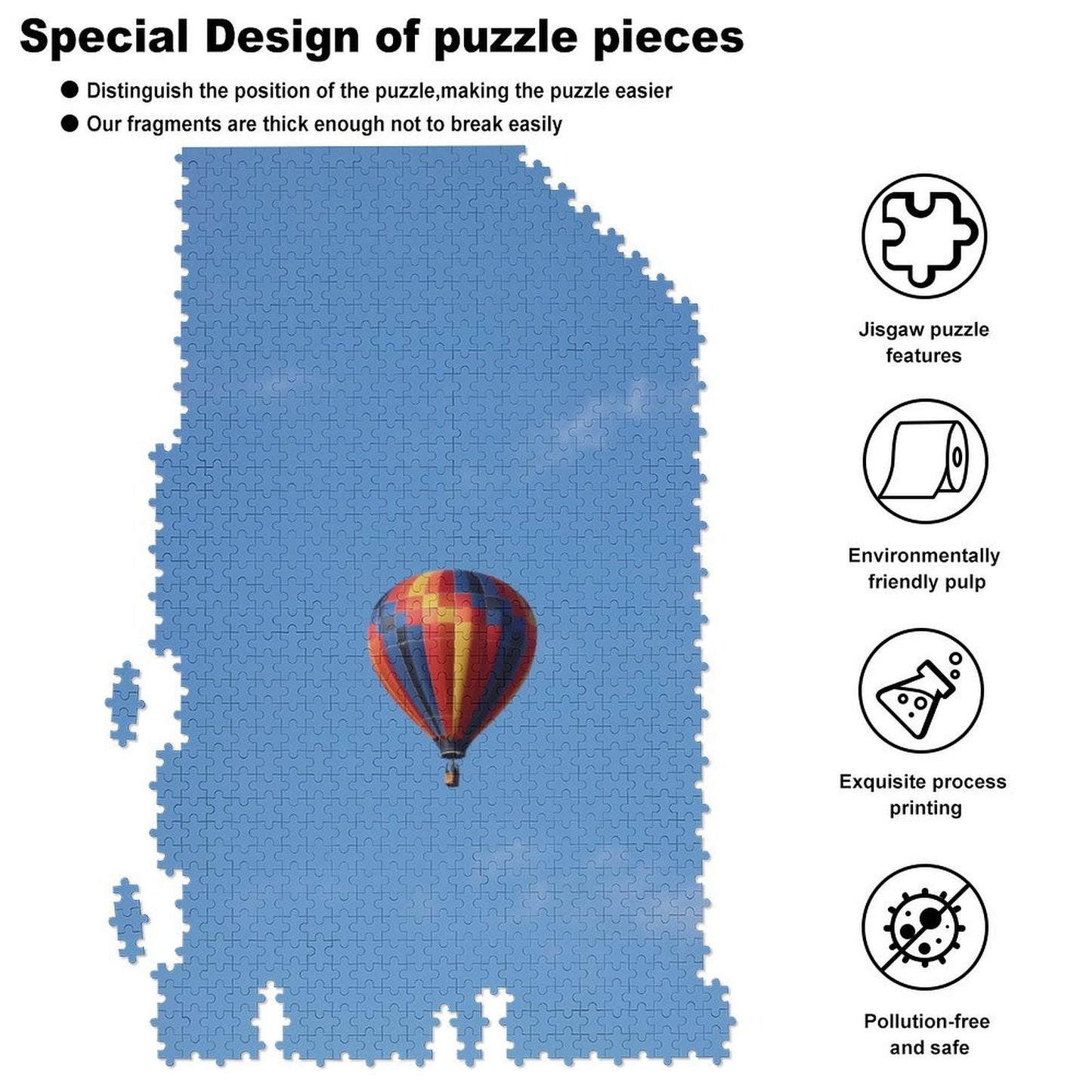 Hot air balloon - 1000-Piece Jigsaw Puzzle