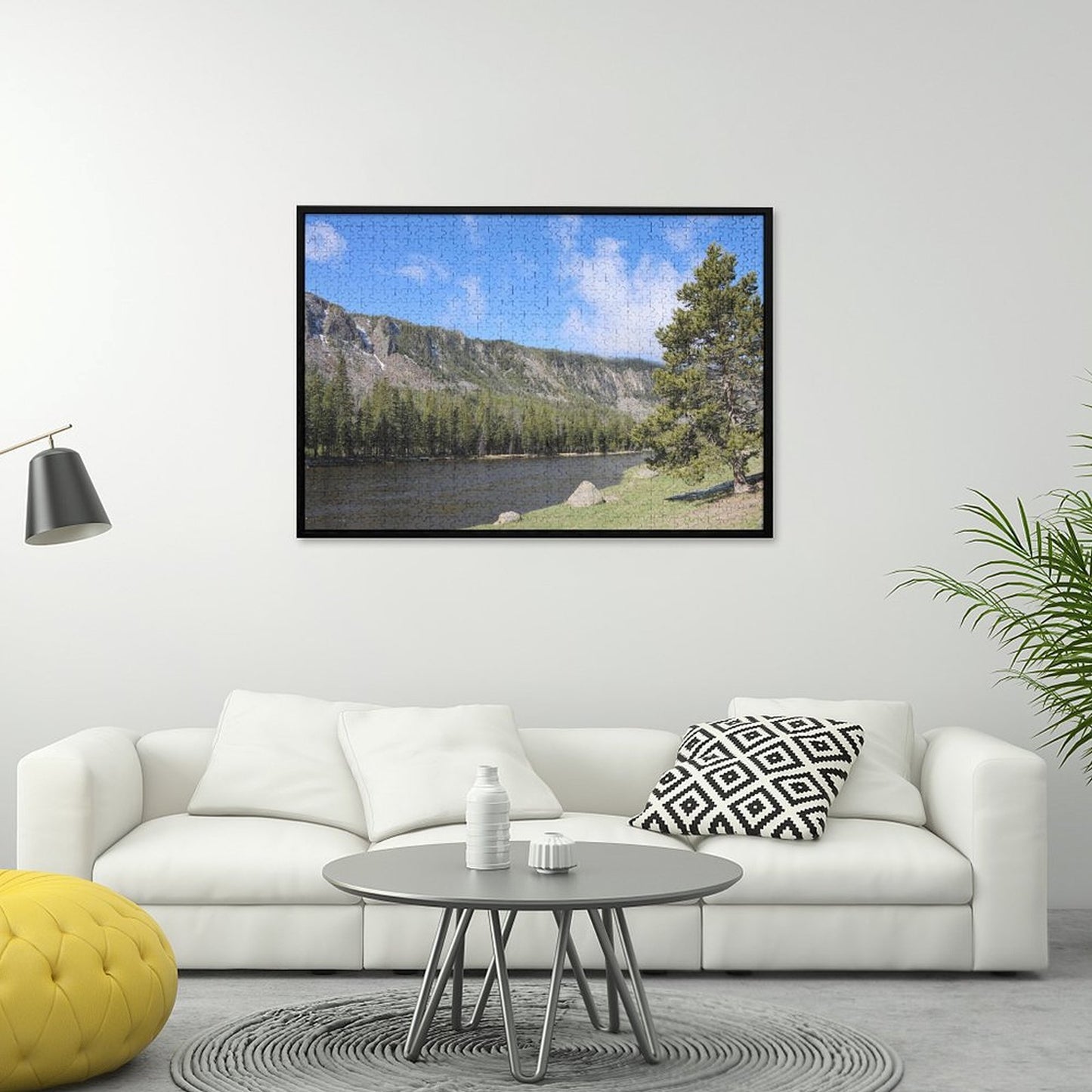 River flowing through Yellowstone National Park - 1000-Piece Jigsaw Puzzle