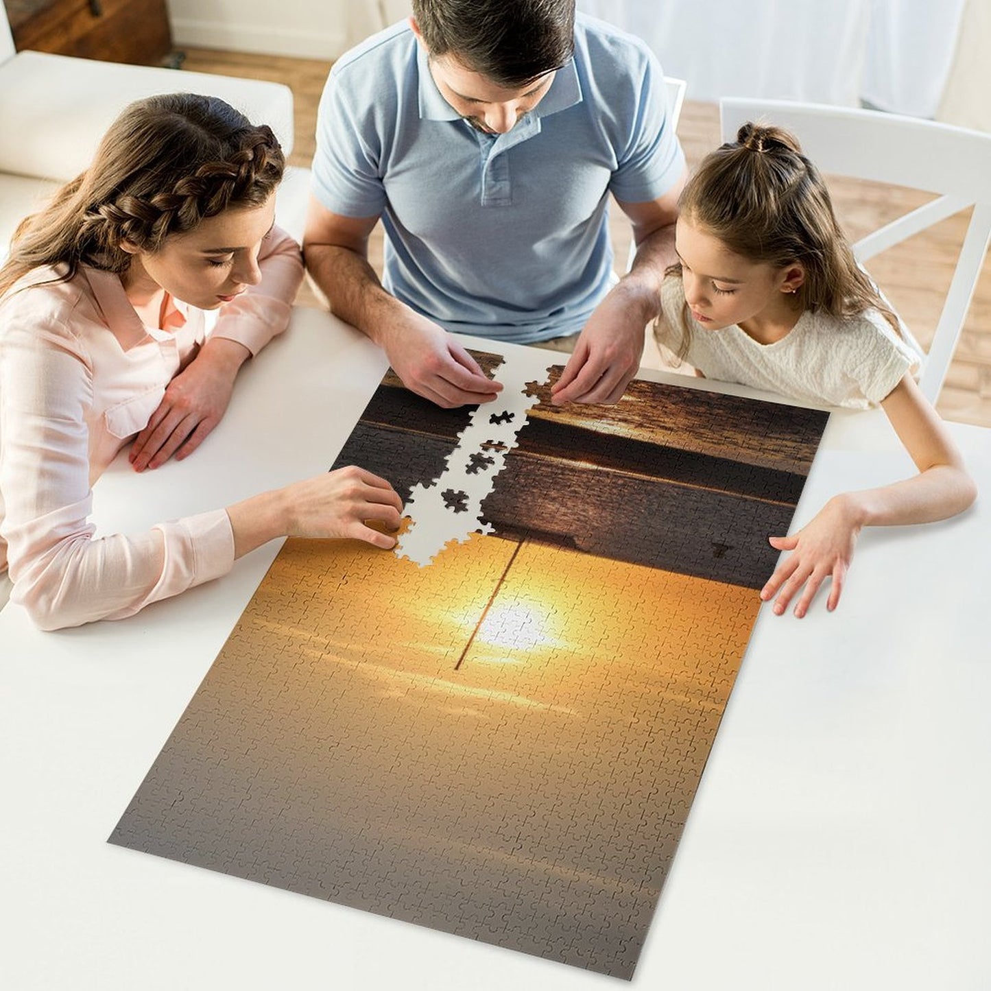 Sailboat at dusk - 1000-Piece Jigsaw Puzzle