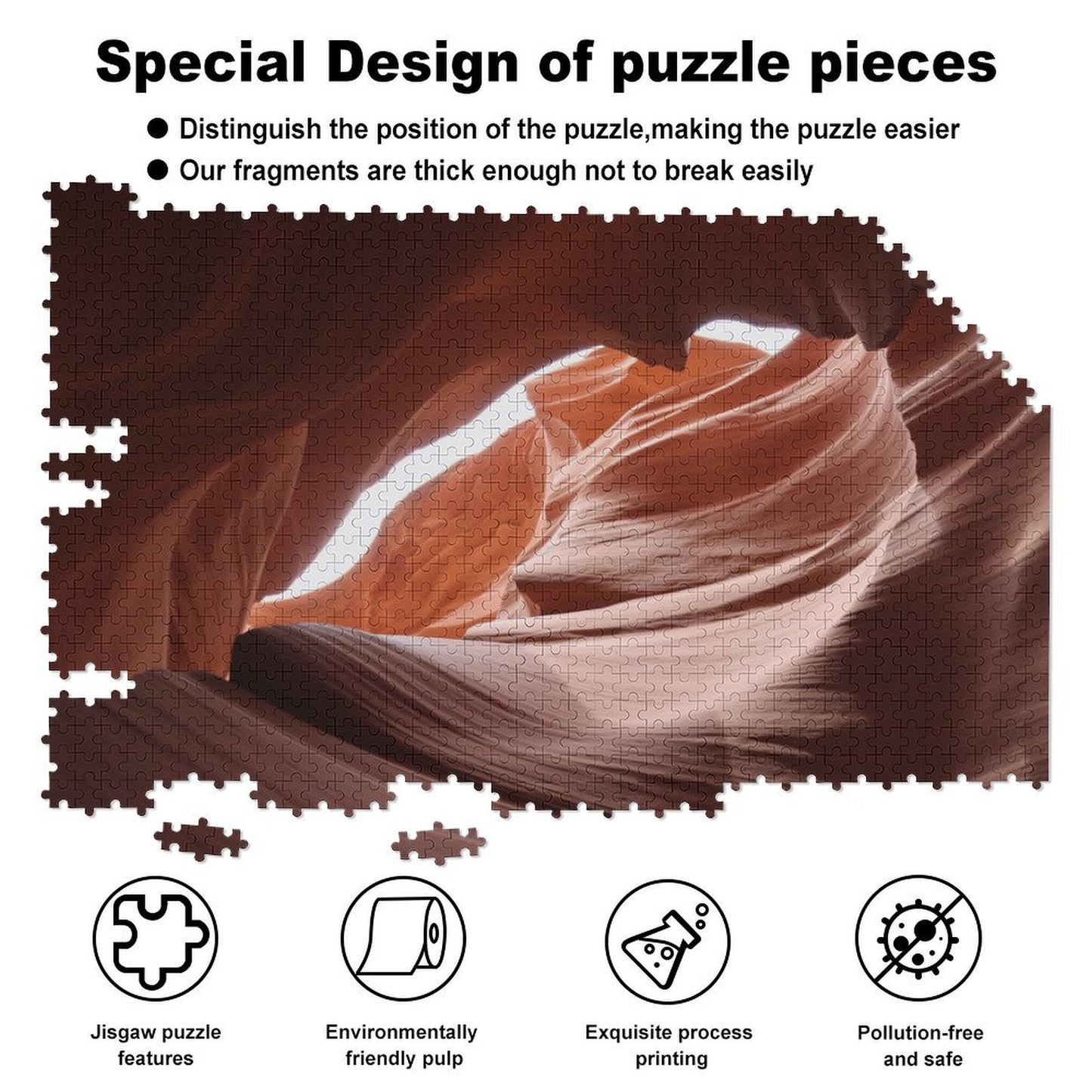 Upper Antelope Canyon - 1000-Piece Jigsaw Puzzle