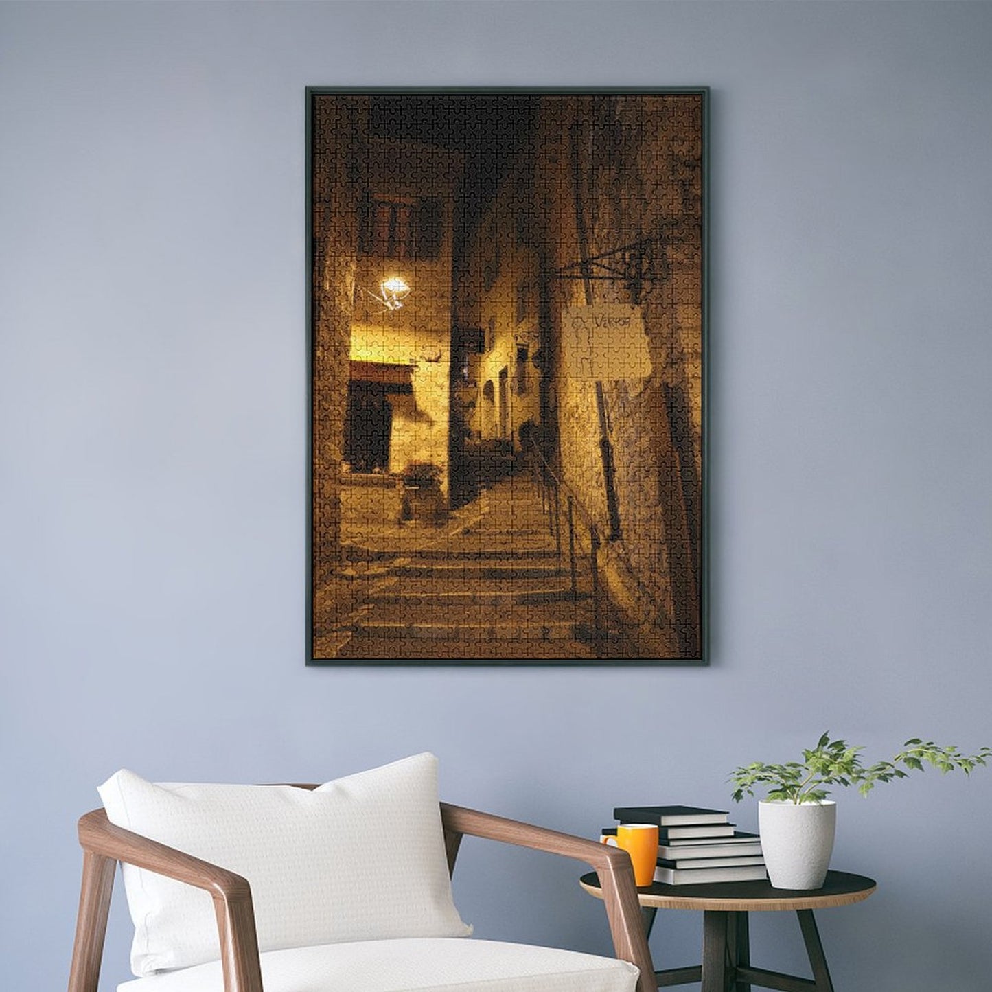 Saint-Paul de Vence by night - 1000-Piece Jigsaw Puzzle