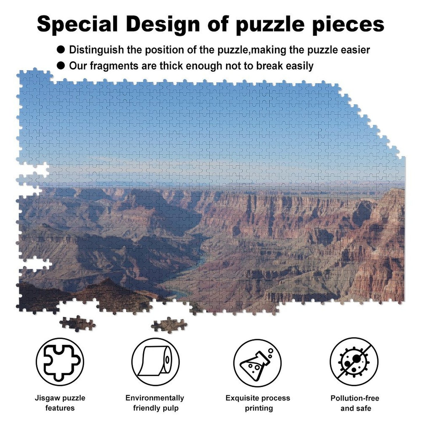 Colorado river, Grand Canyon - 1000-Piece Jigsaw Puzzle