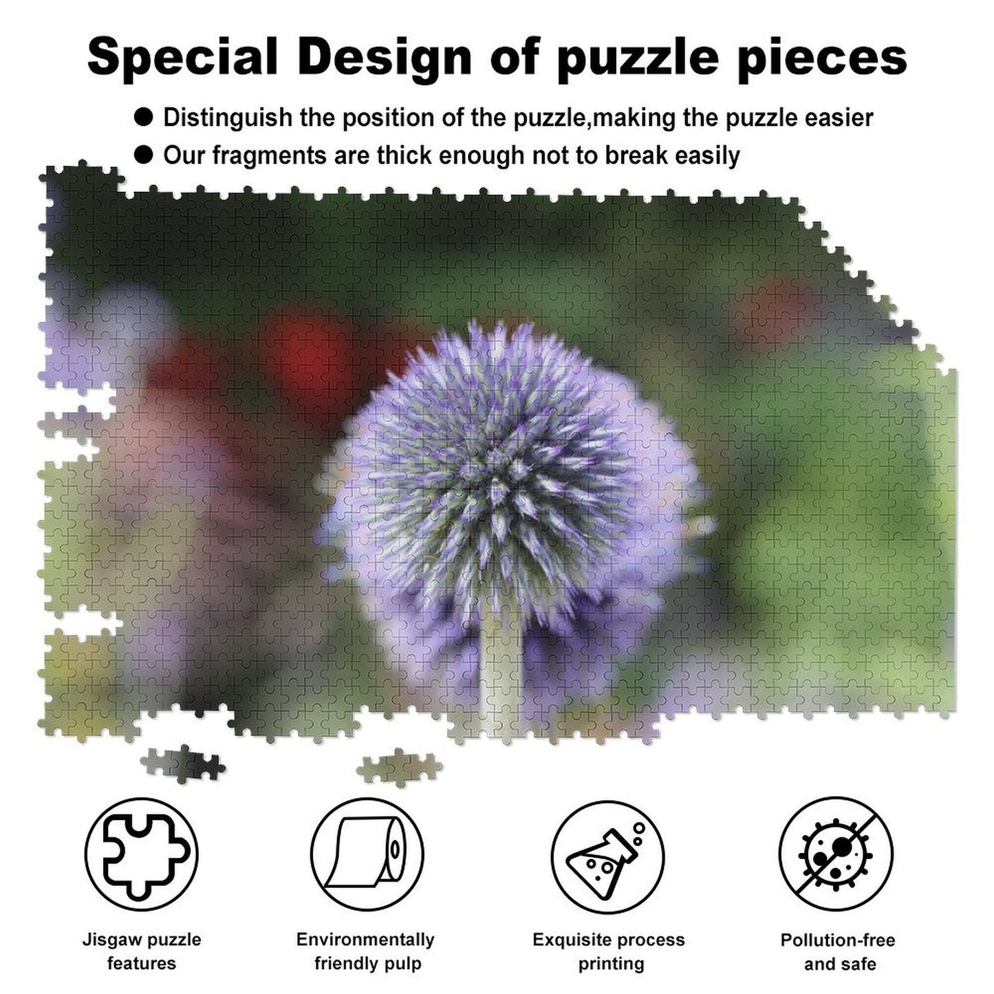 Globe thistle - 1000-Piece Jigsaw Puzzle