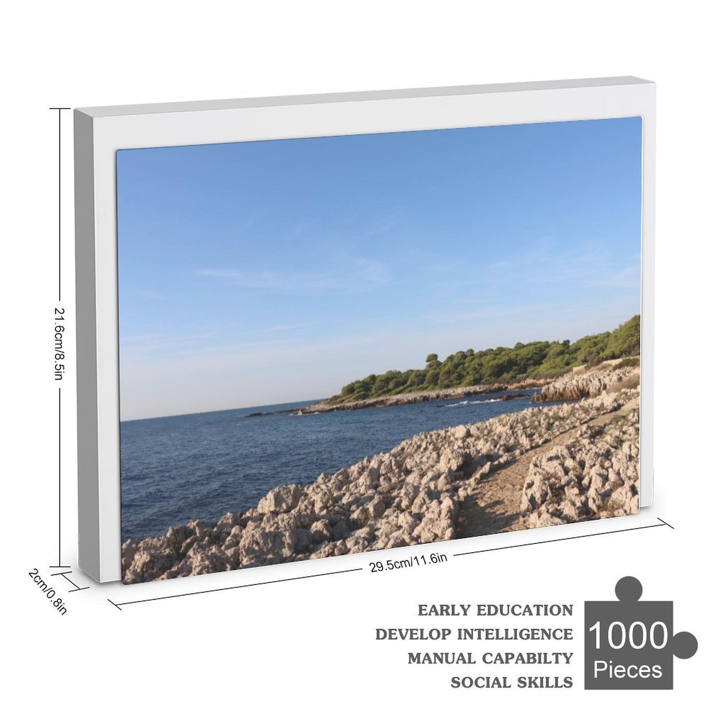 Sunny day by the water - 1000-Piece Jigsaw Puzzle