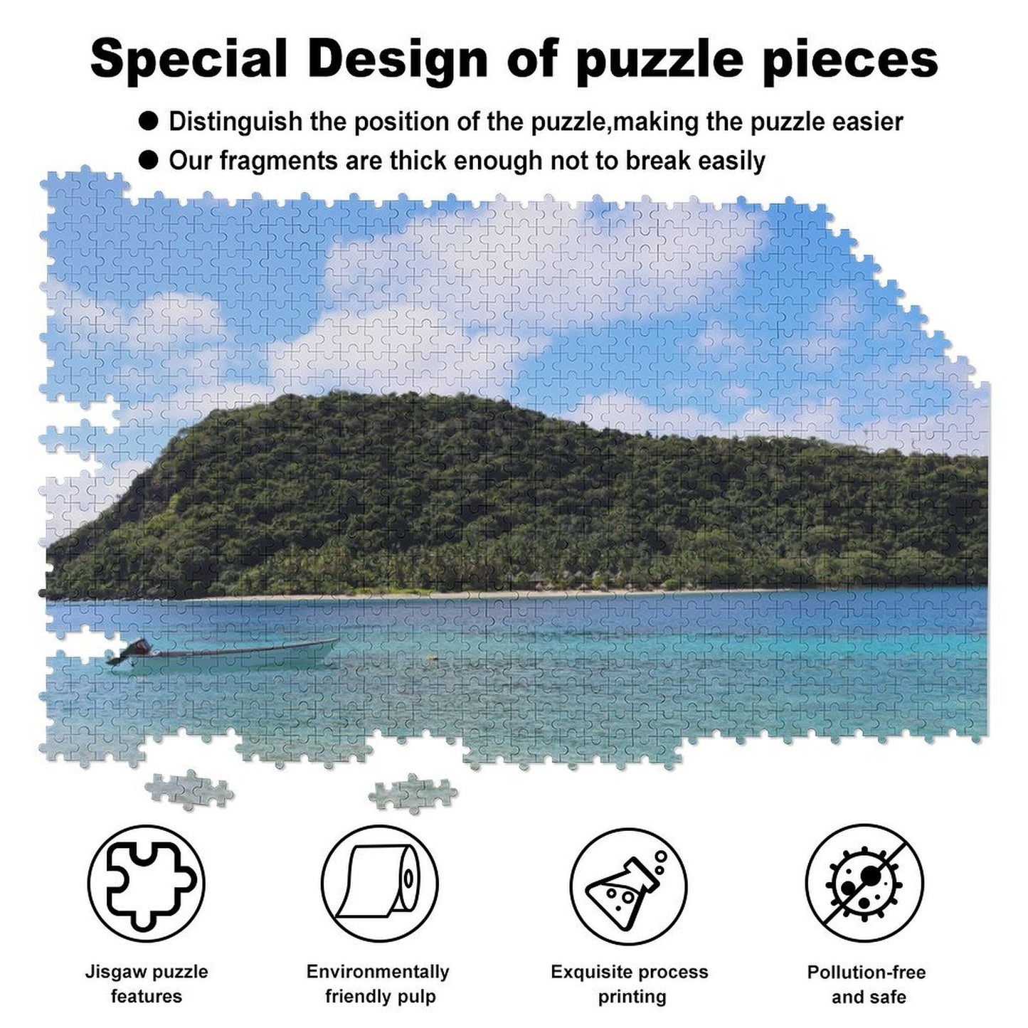 Tropical escape, Fiji - 1000-Piece Jigsaw Puzzle