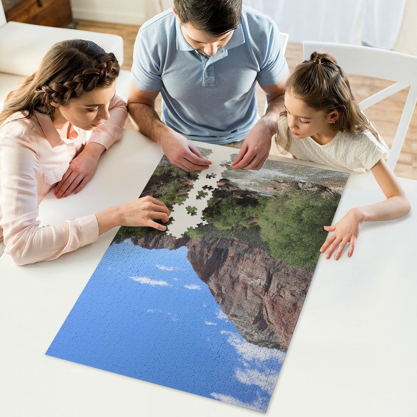 River flowing, Zion National Park - 1000-Piece Jigsaw Puzzle