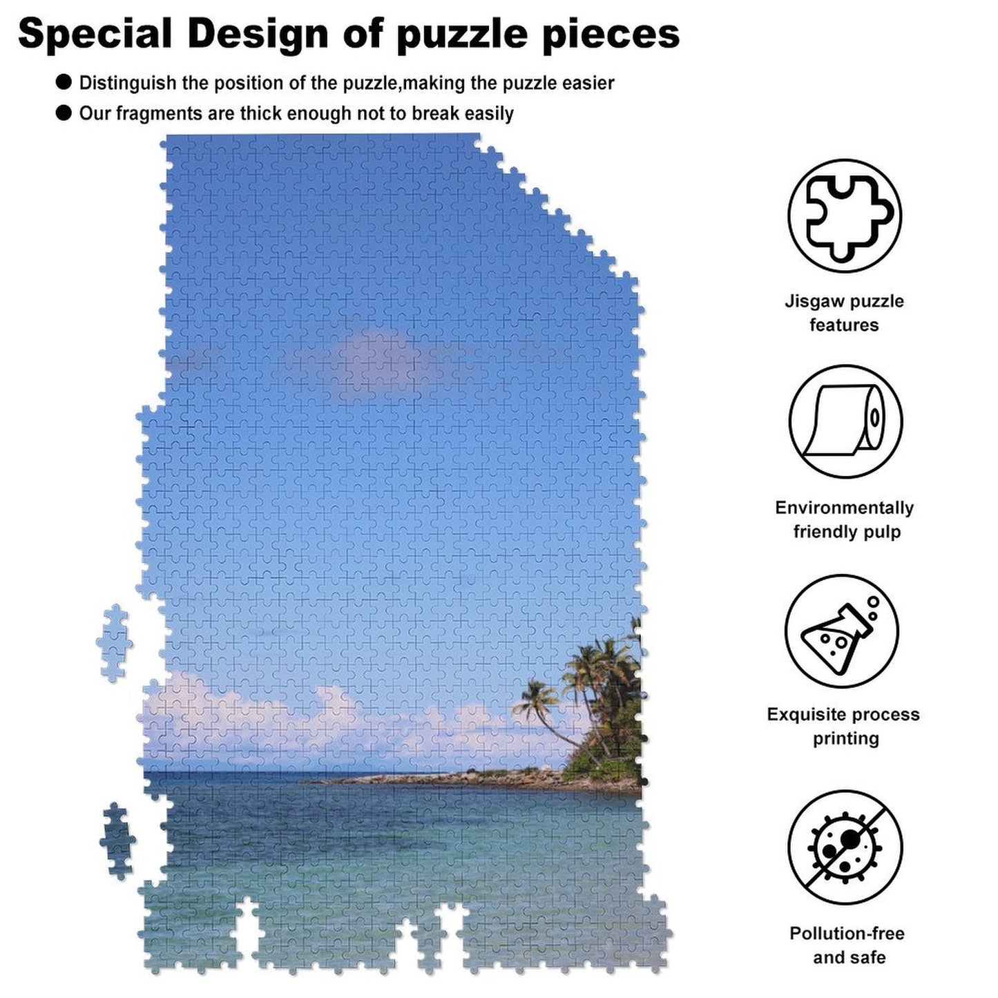 Fiji, Naukacuvu Island - 1000-Piece Jigsaw Puzzle