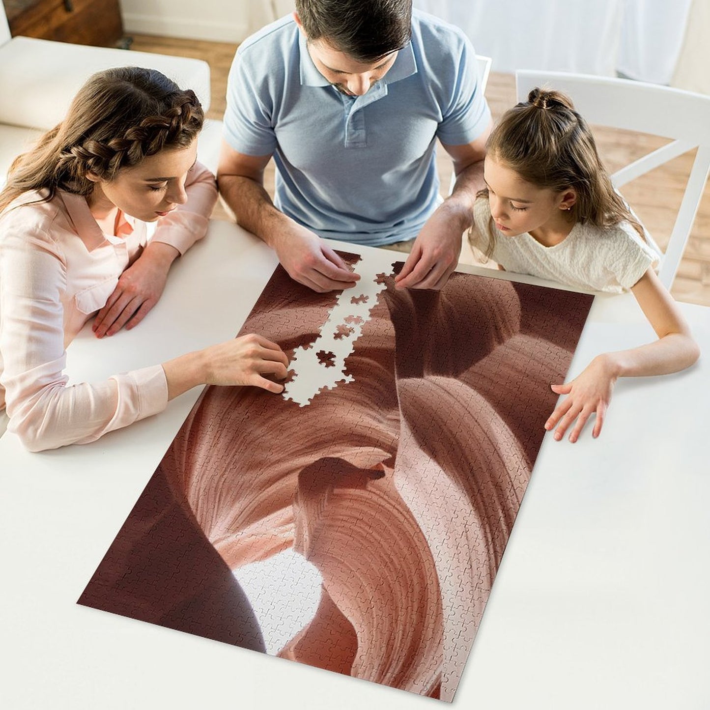 Antelope Canyon waves - 1000-Piece Jigsaw Puzzle