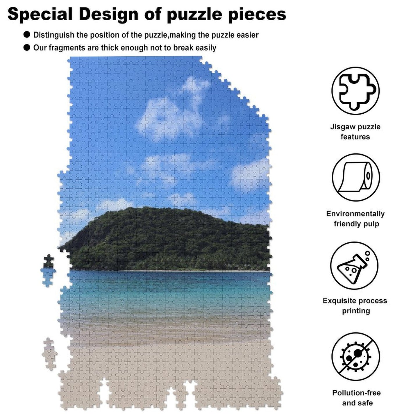 Fiji beach - 1000-Piece Jigsaw Puzzle