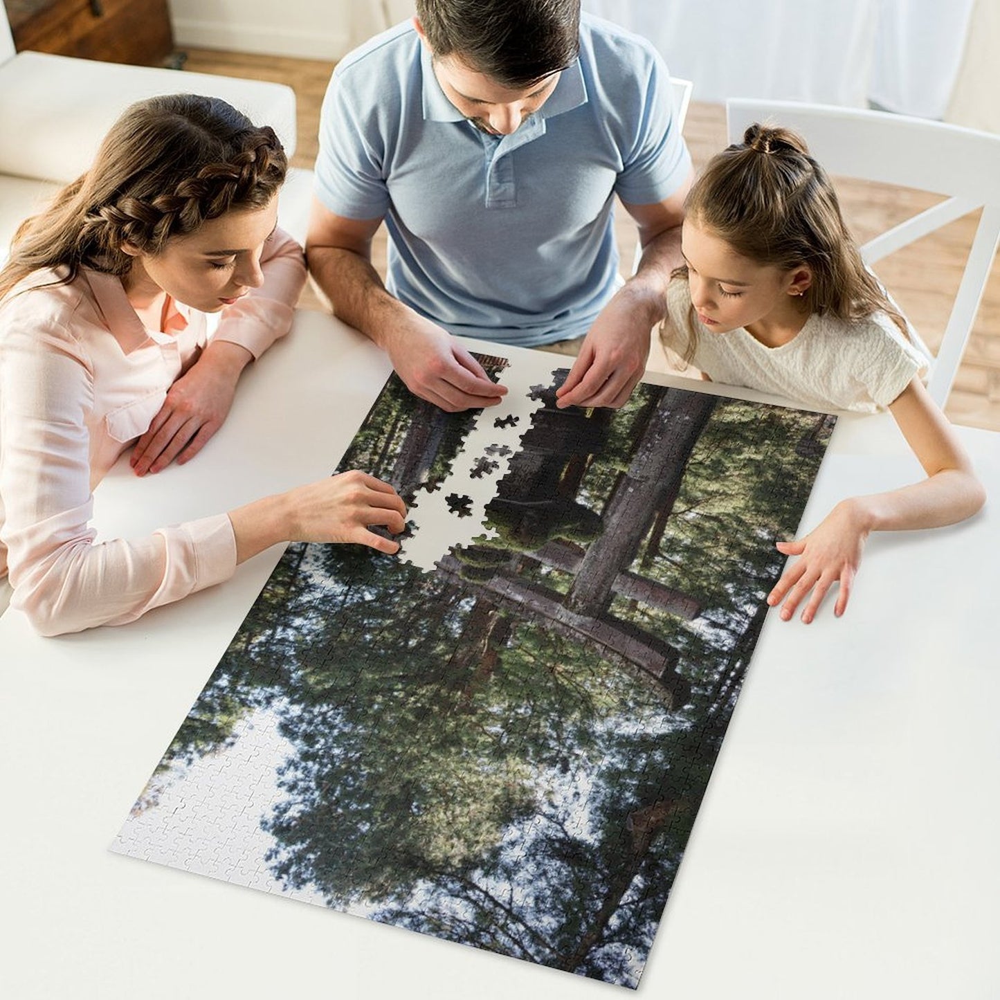 Torii gate in the forest - 1000-Piece Jigsaw Puzzle